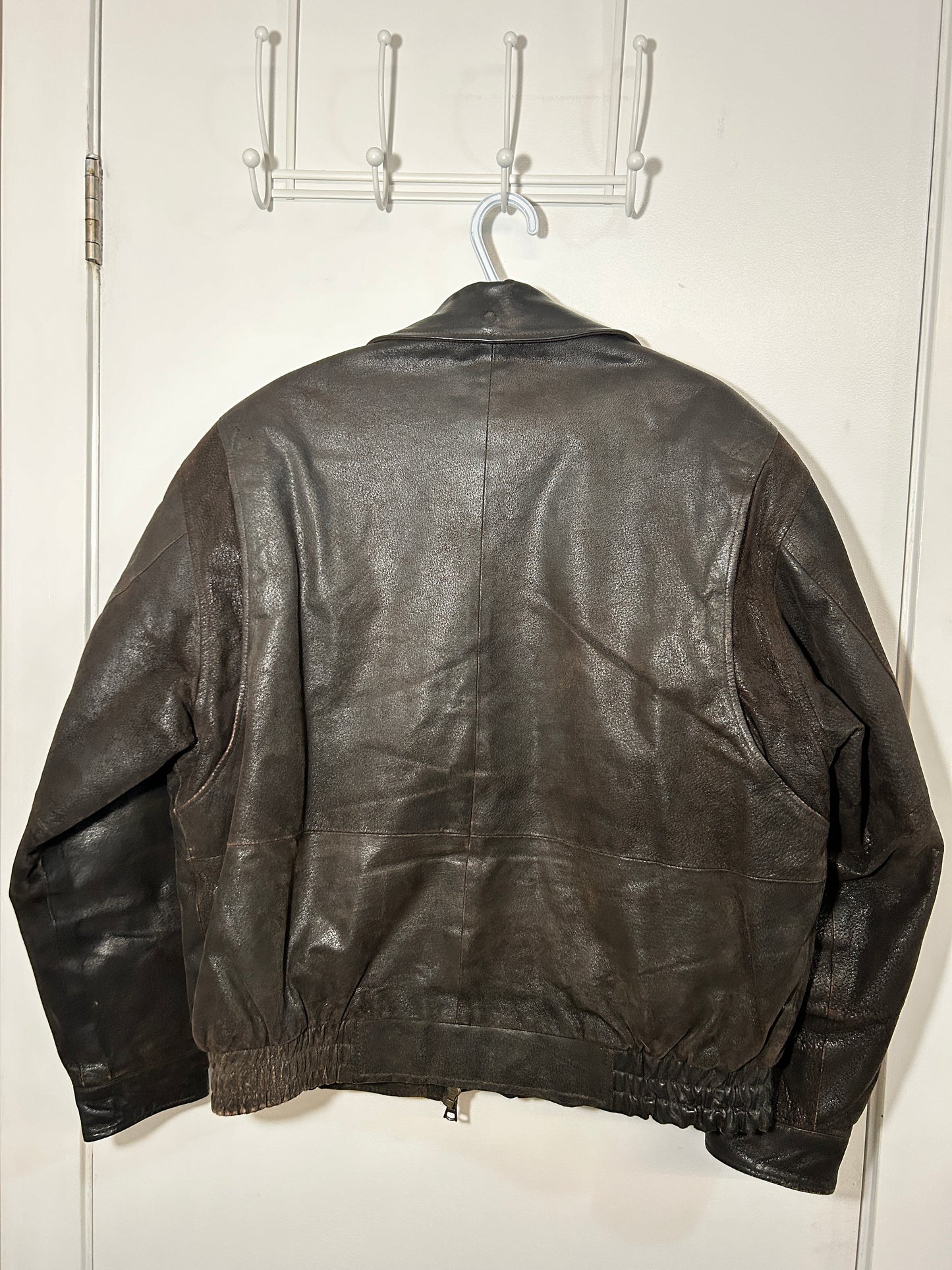 Vintage U2 WMO Faded Leather Jacket (fits L)