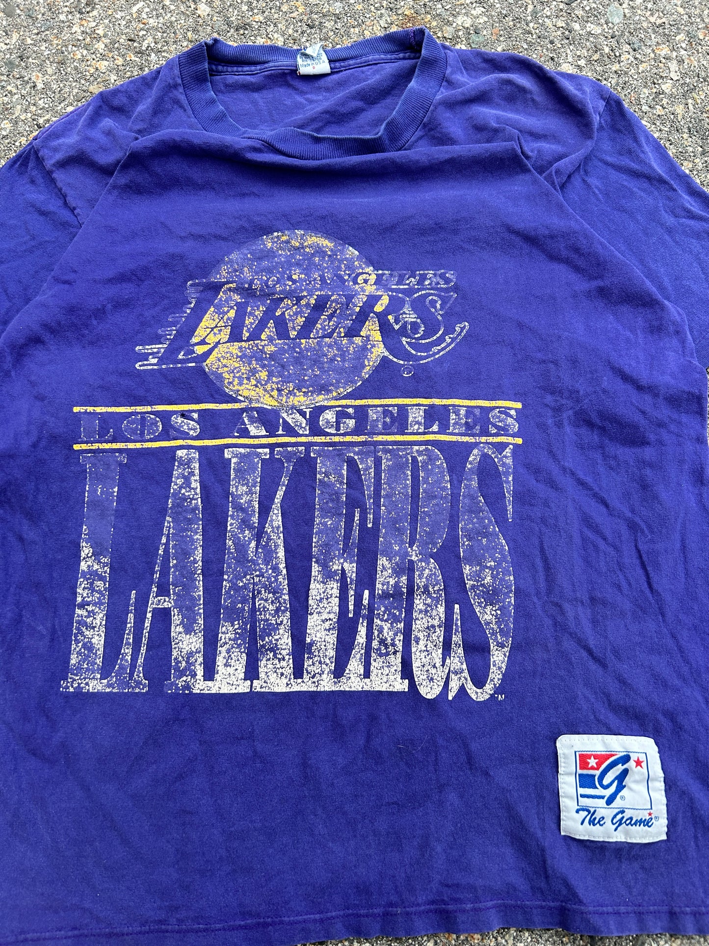 Vintage Single Stitch Lakers Tee (L)