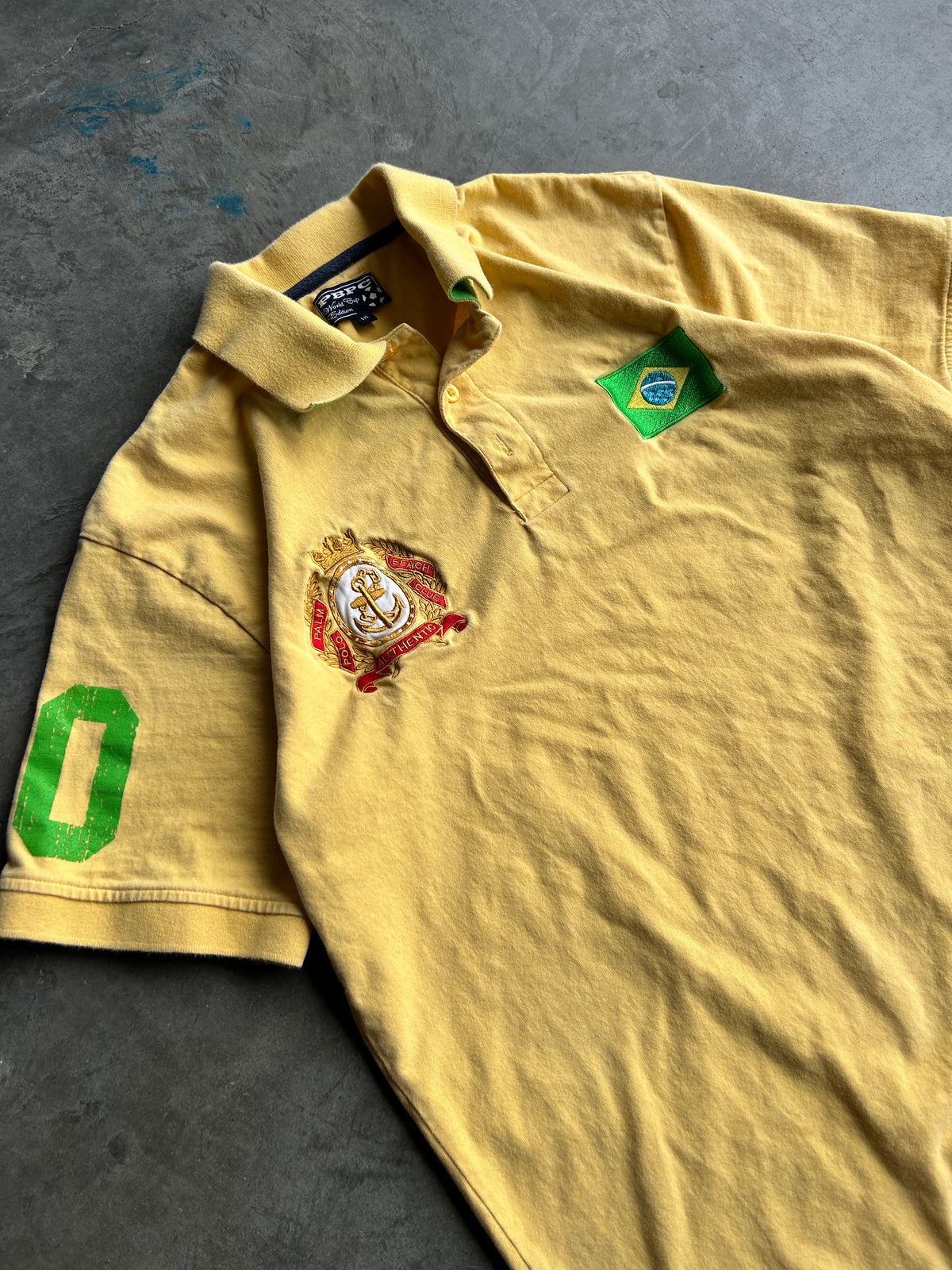 Vintage Brazil Palm Beach Polo Club Shirt (L)