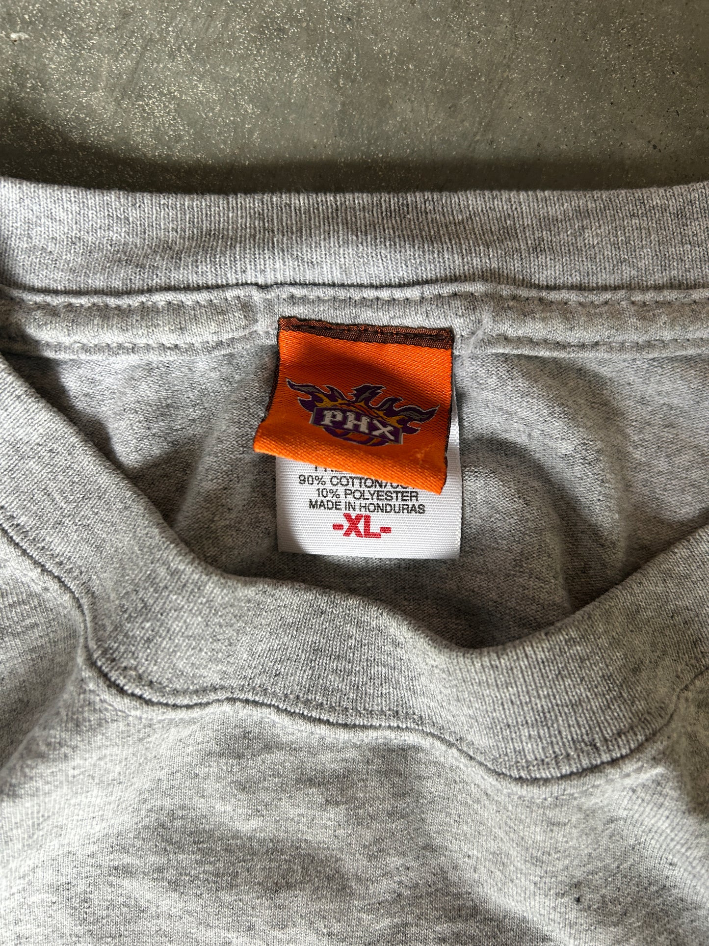 Grey Phoenix Suns Flame Logo Tee (XL)