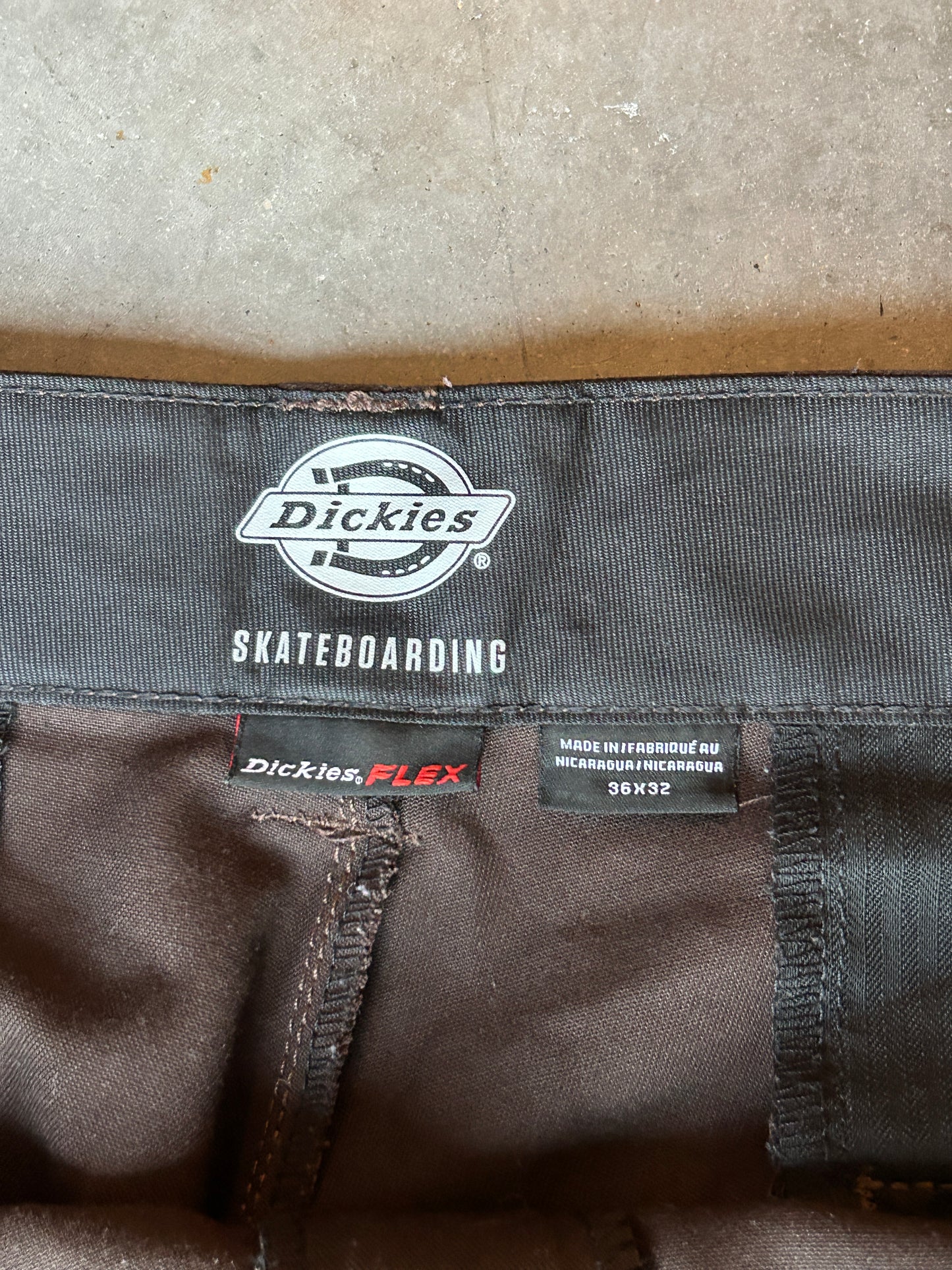 Brown Dickies Skateboarding Pants (36x32)