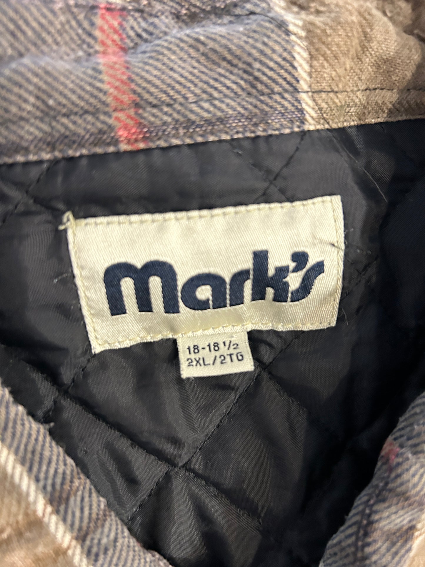 Marks Work Quilt Lined Snap Flannel (2XL)