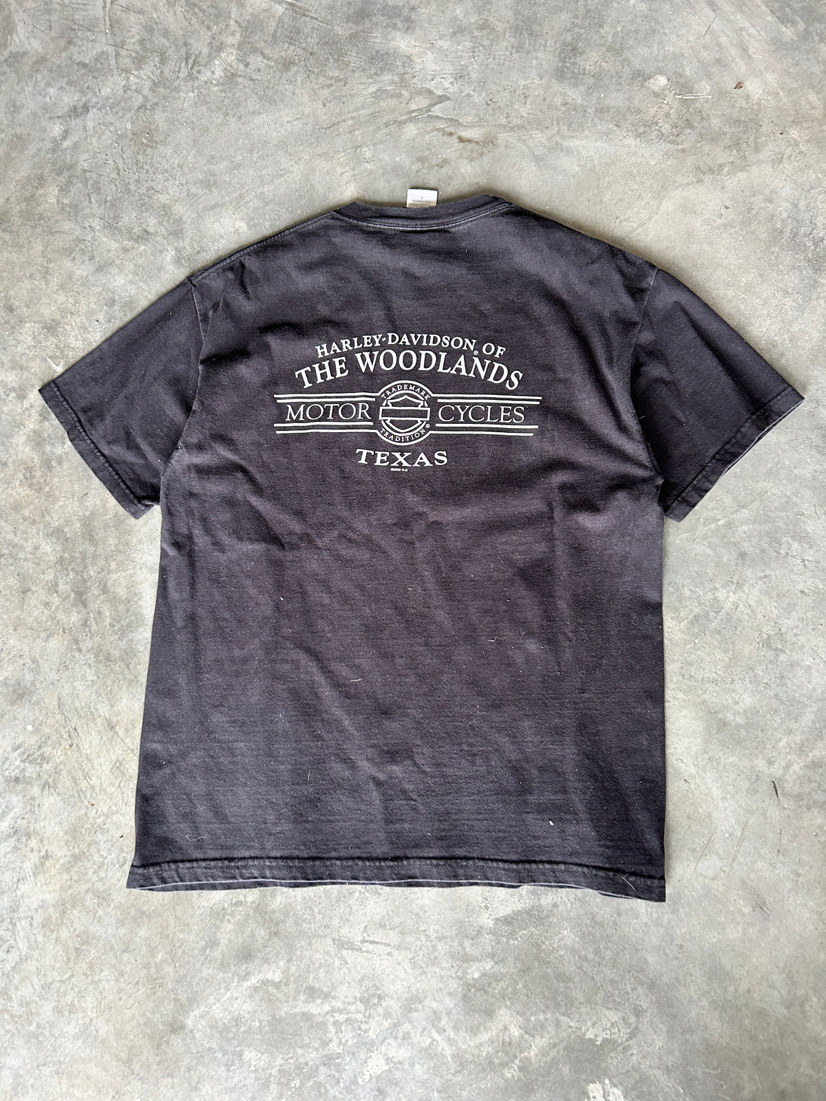 Vintage Harley Texas Skeleton Hand Tee (L)