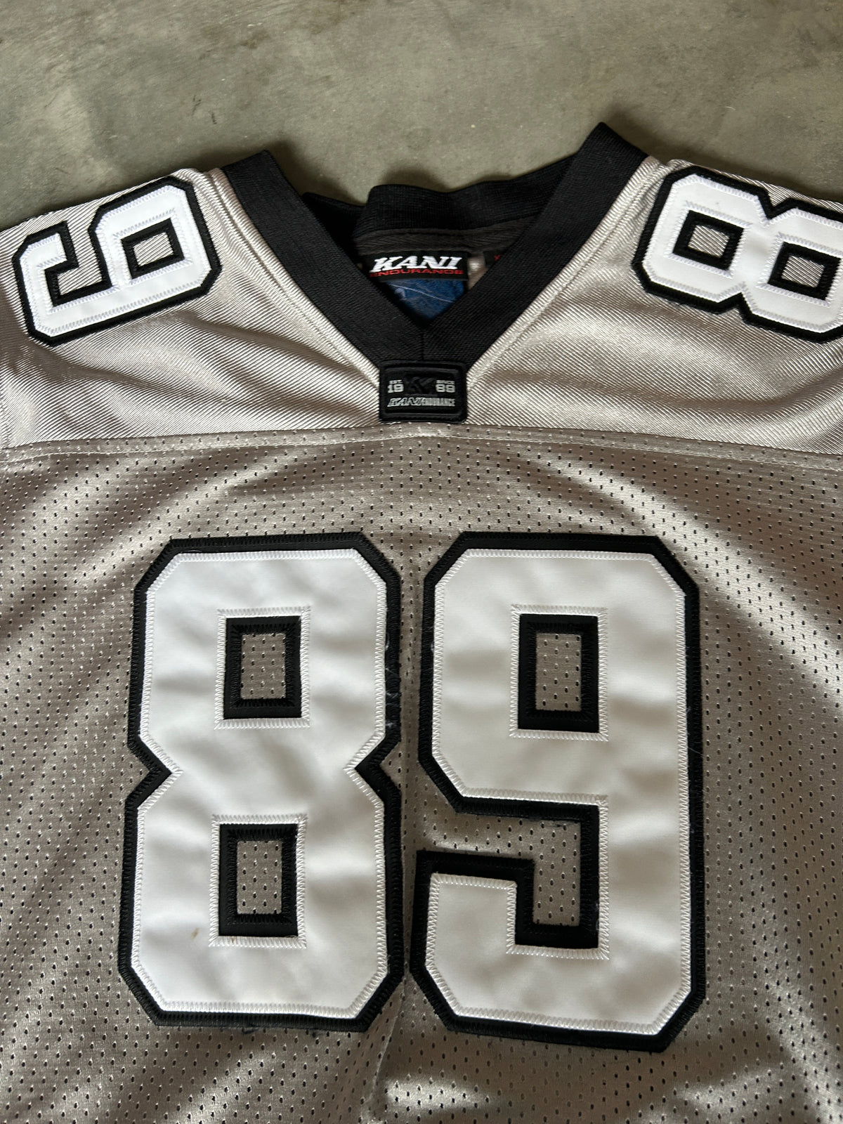 Y2K Karl Kani Grey Basketball Jersey (XL)