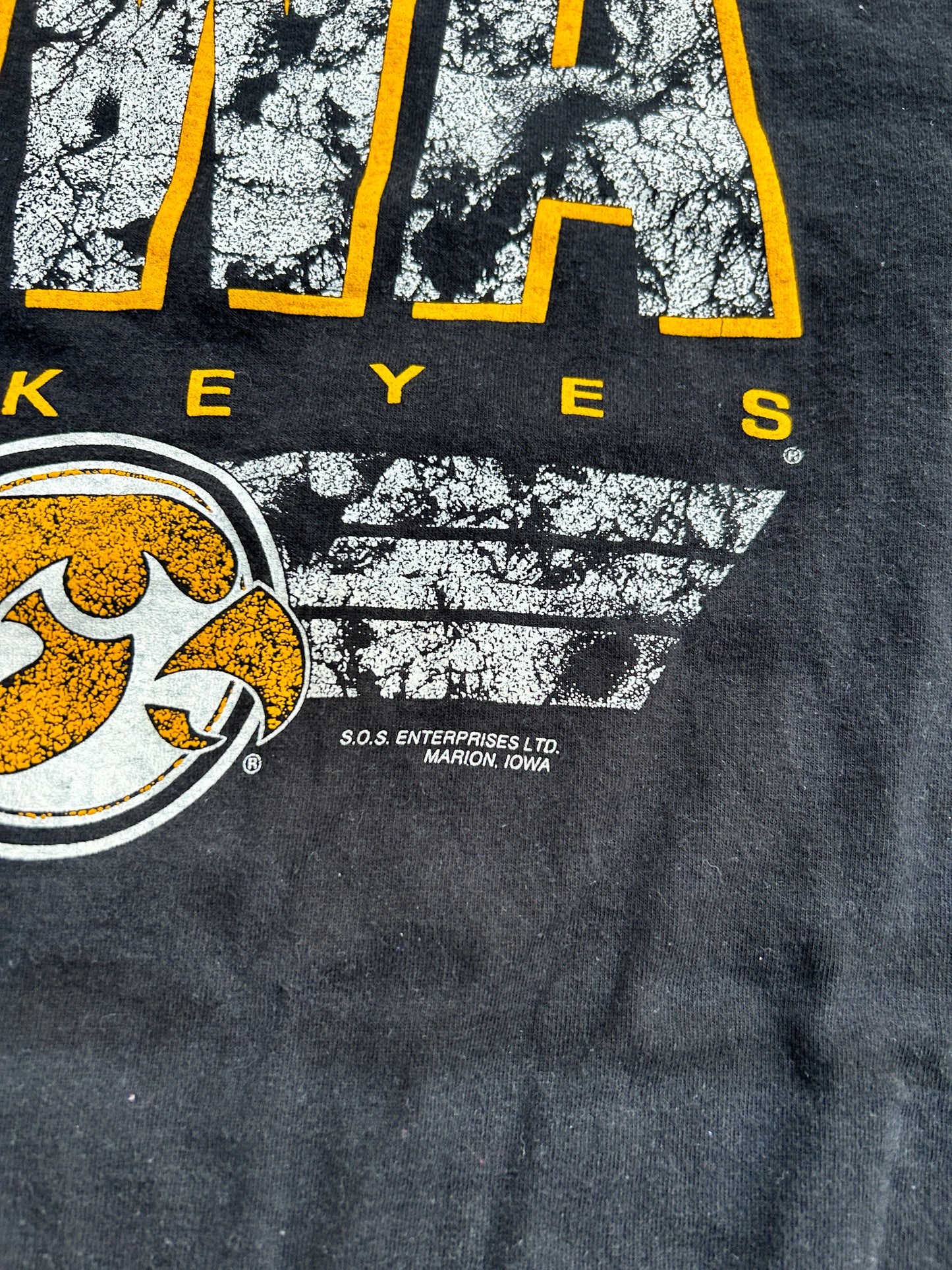 Vintage Single Stitch University Of Iowa Hawkeyes Tee (XL)