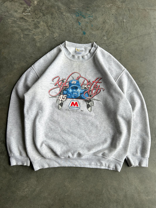 Vintage NASCAR Kyle Perry Grey Crew (L)
