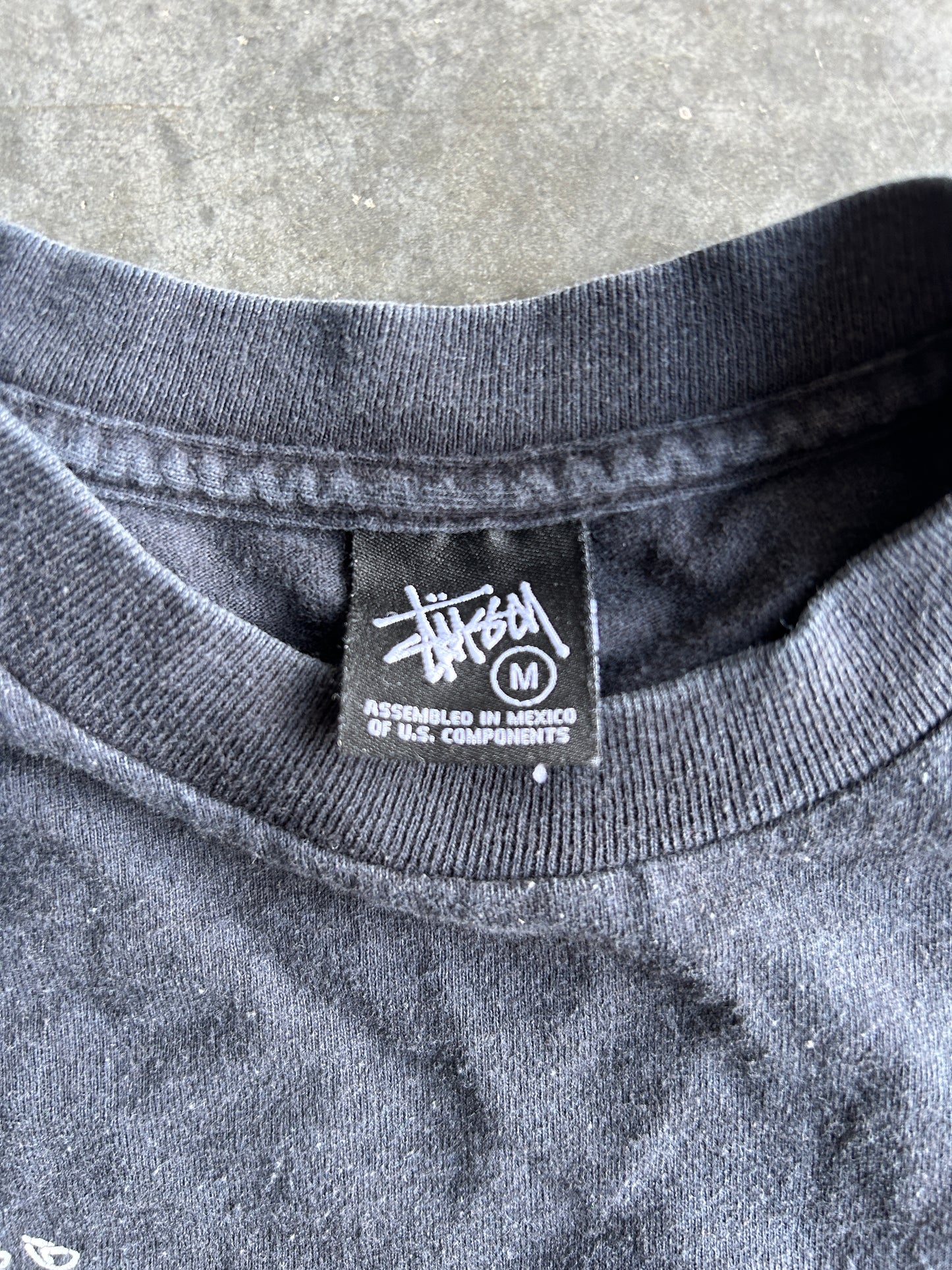 Black Stussy “Positive Vibrations” Tee (M)
