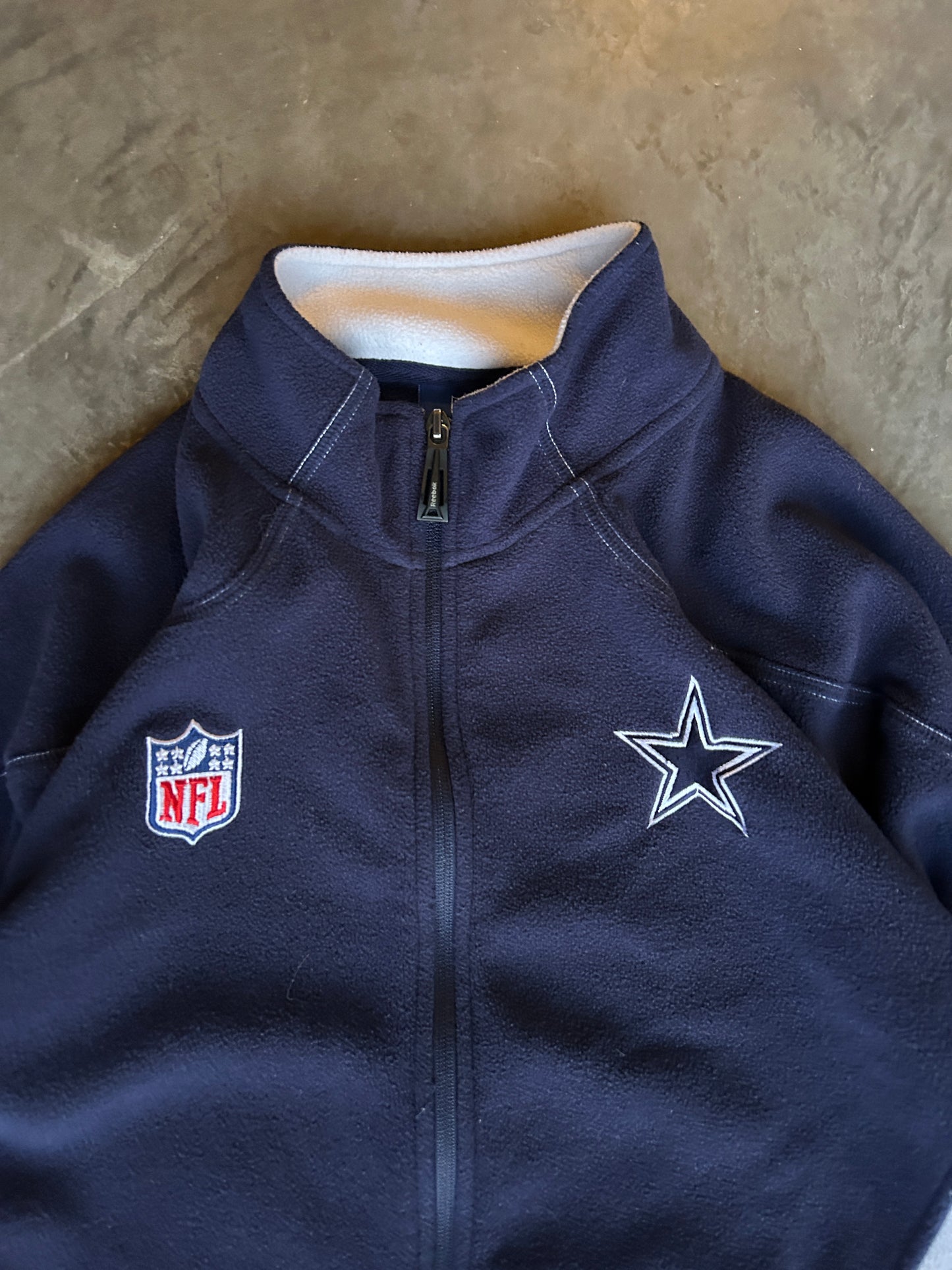 Dallas Cowboys Fleece Zip Sweater (L)