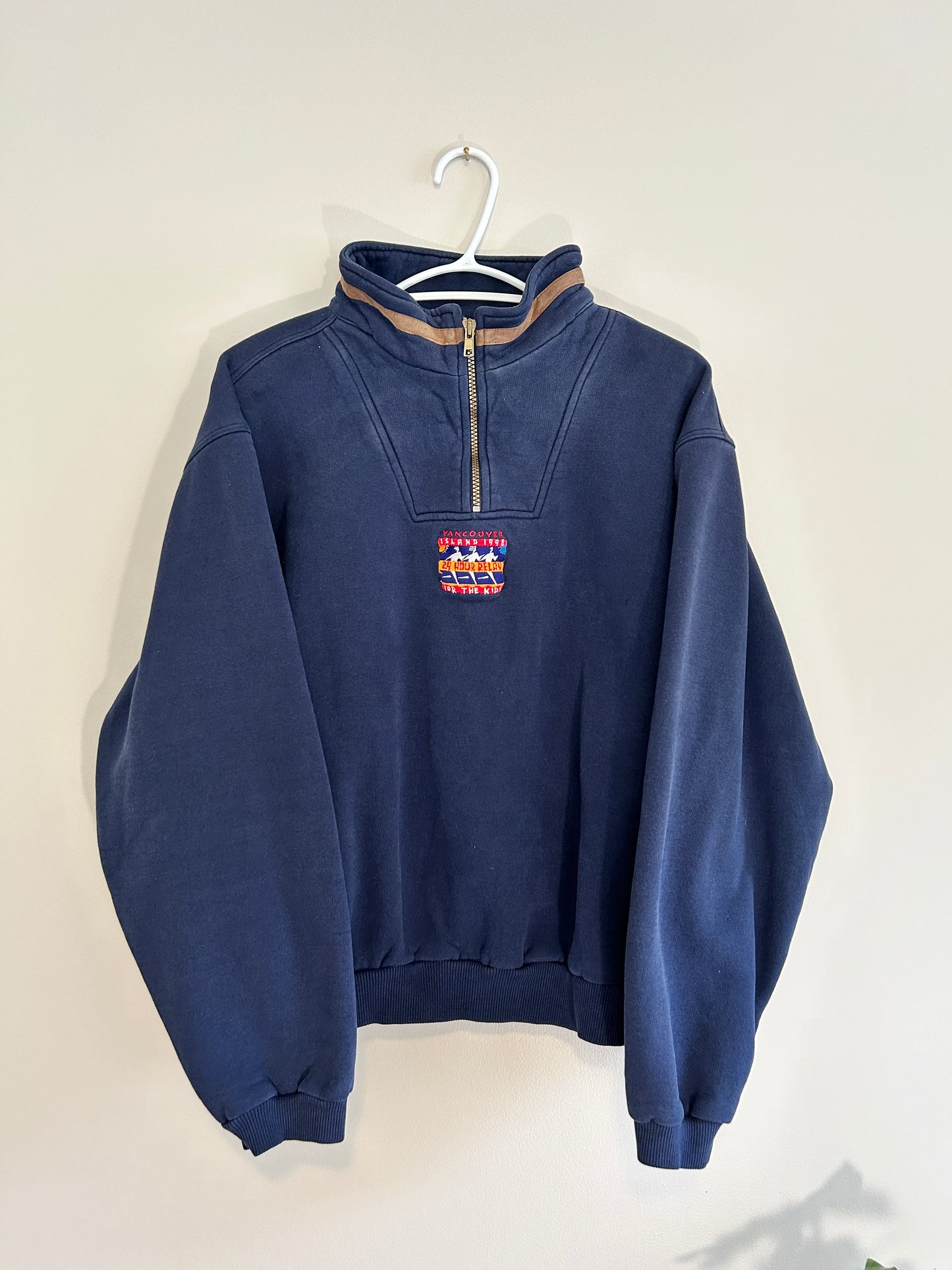 1998 Vancouver Relay Quarter Zip Sweater (S)