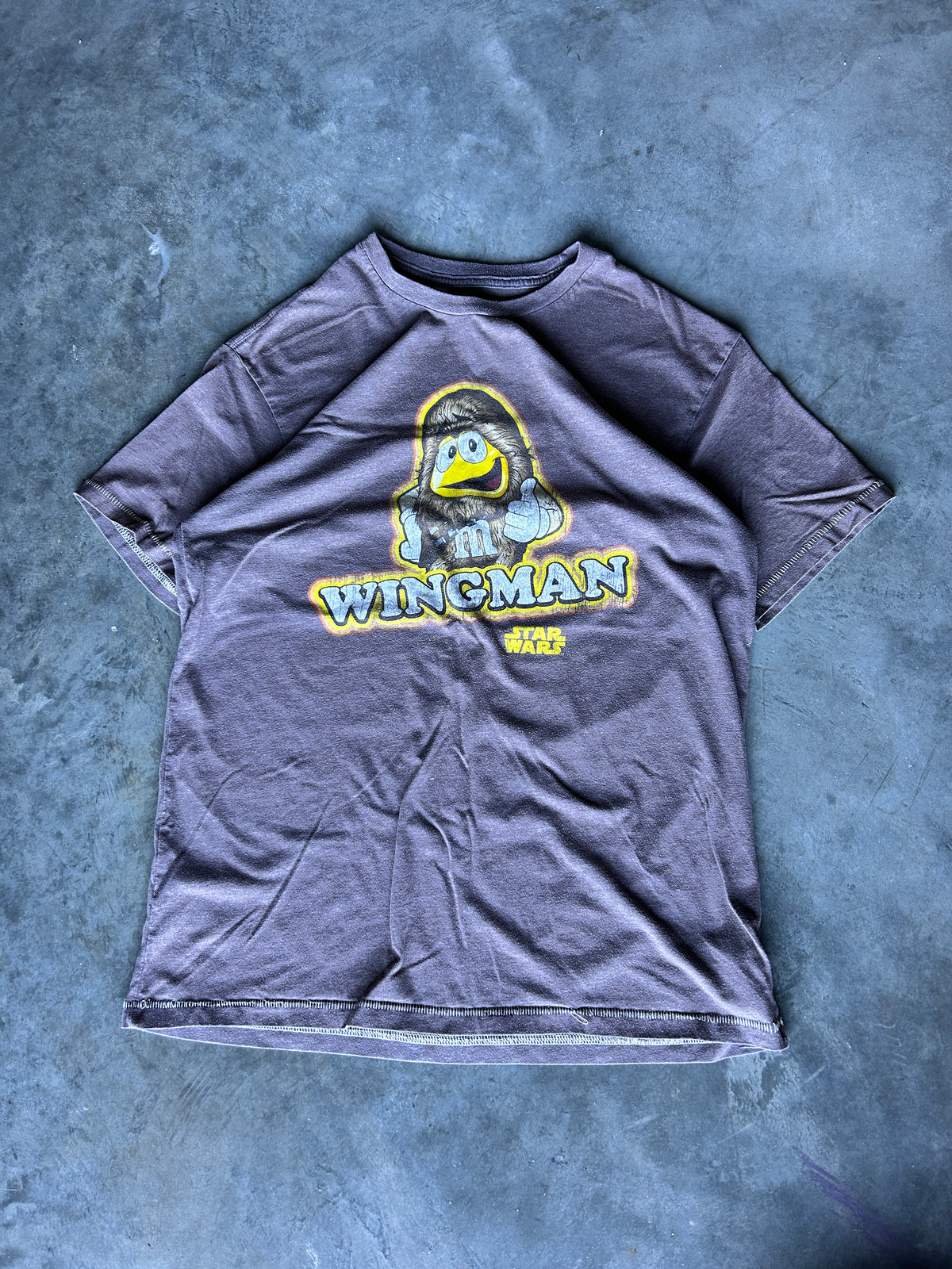 Vintage Peanut M&M Chewbacca Parody Tee (L)