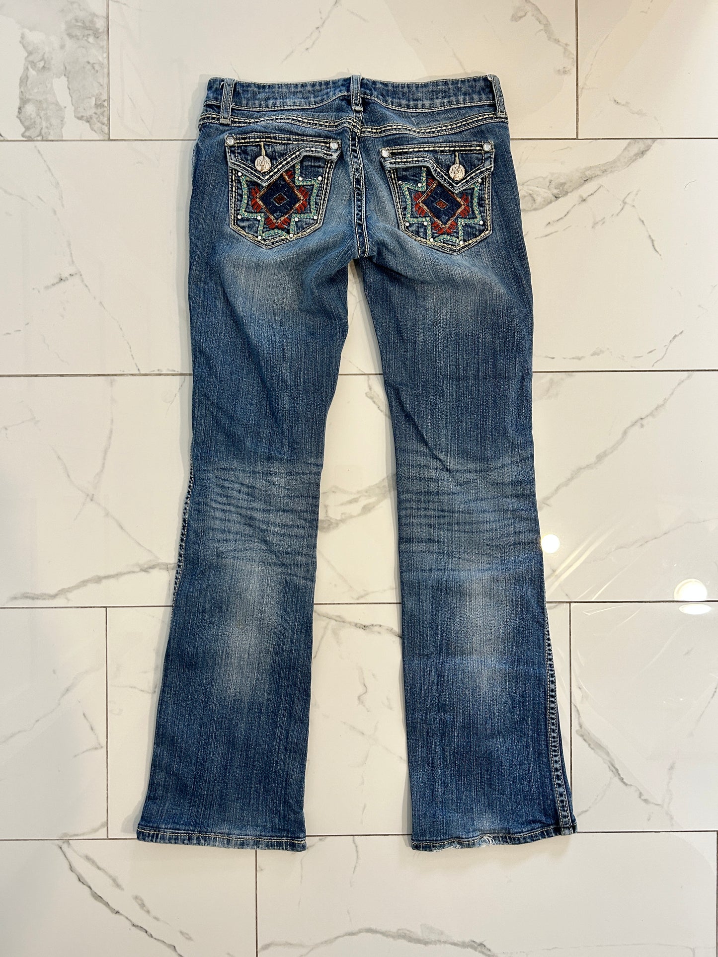 Rock 47 Western Ultra Low Rise Jeans (5)