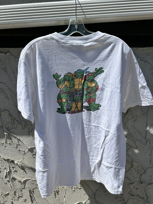 Y2K Teenage Mutant Ninja Turtles White Tee (L)