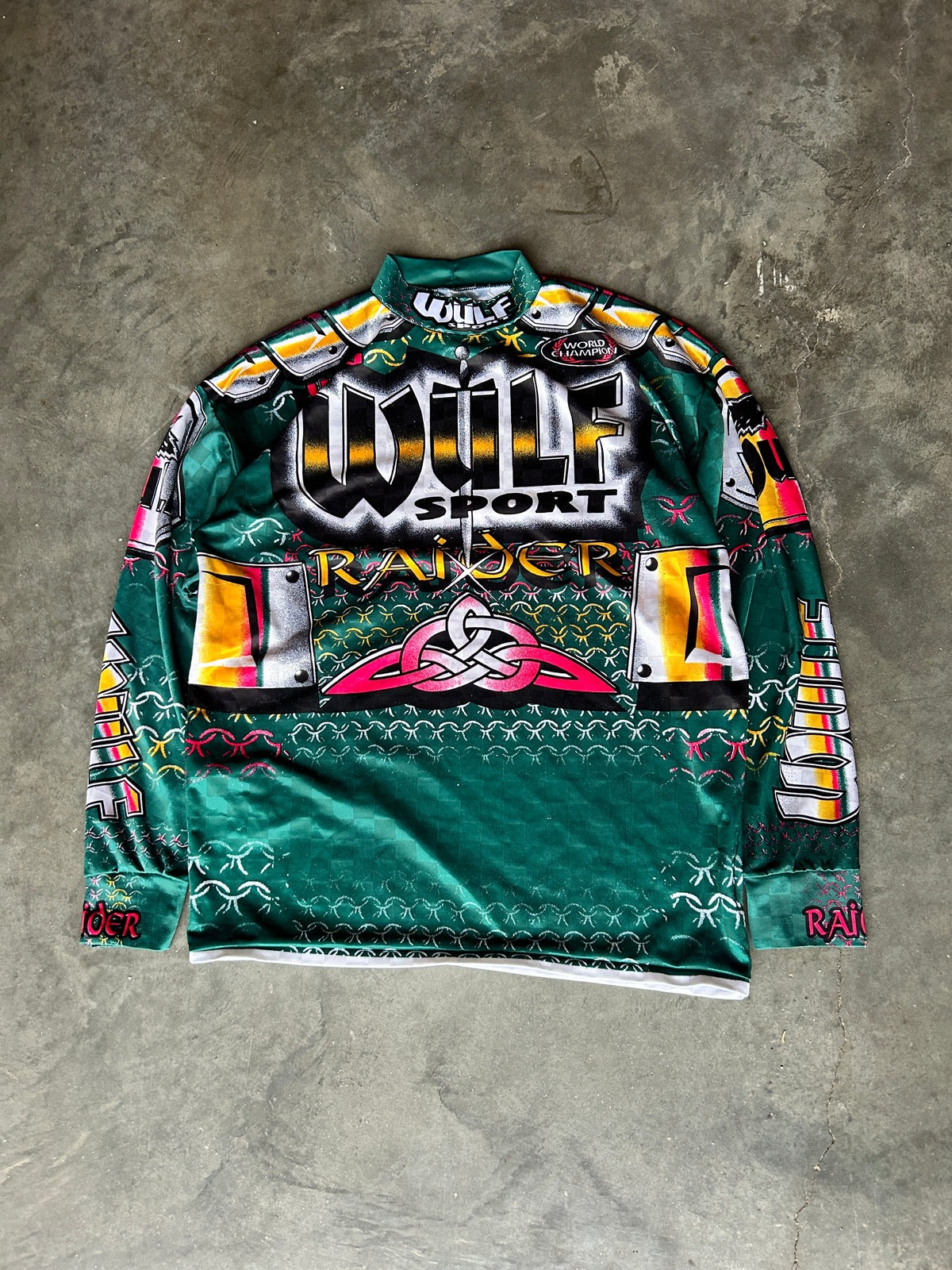 Wulf Sport Raider Mock Neck AOP Jersey (XL)