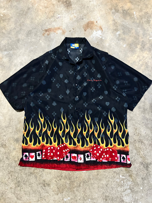 Y2K Las Vegas XNT Button Up (XL)