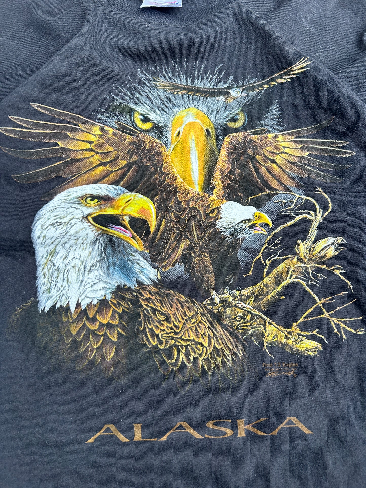 Vintage Alaska 13 Eagles Tee (M)