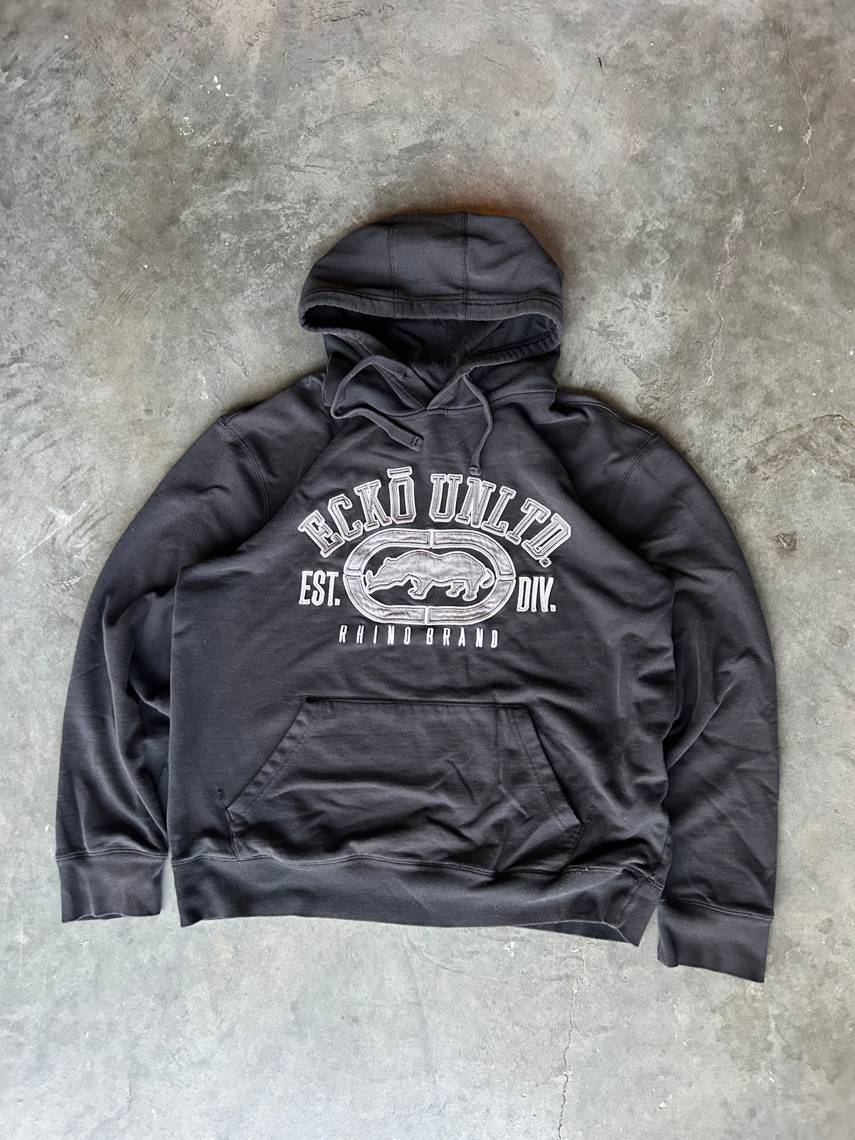 Y2K Black Ecko Rhino Hoodie (XL)