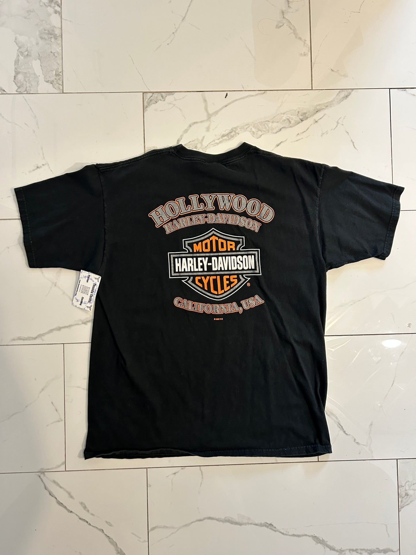 2000 Harley Hollywood 3D Graphic Tee (XL)