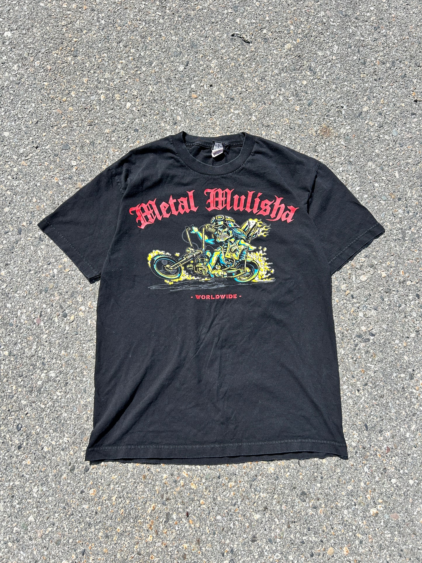 Y2K Metal Mulisha Biker Tee (L)