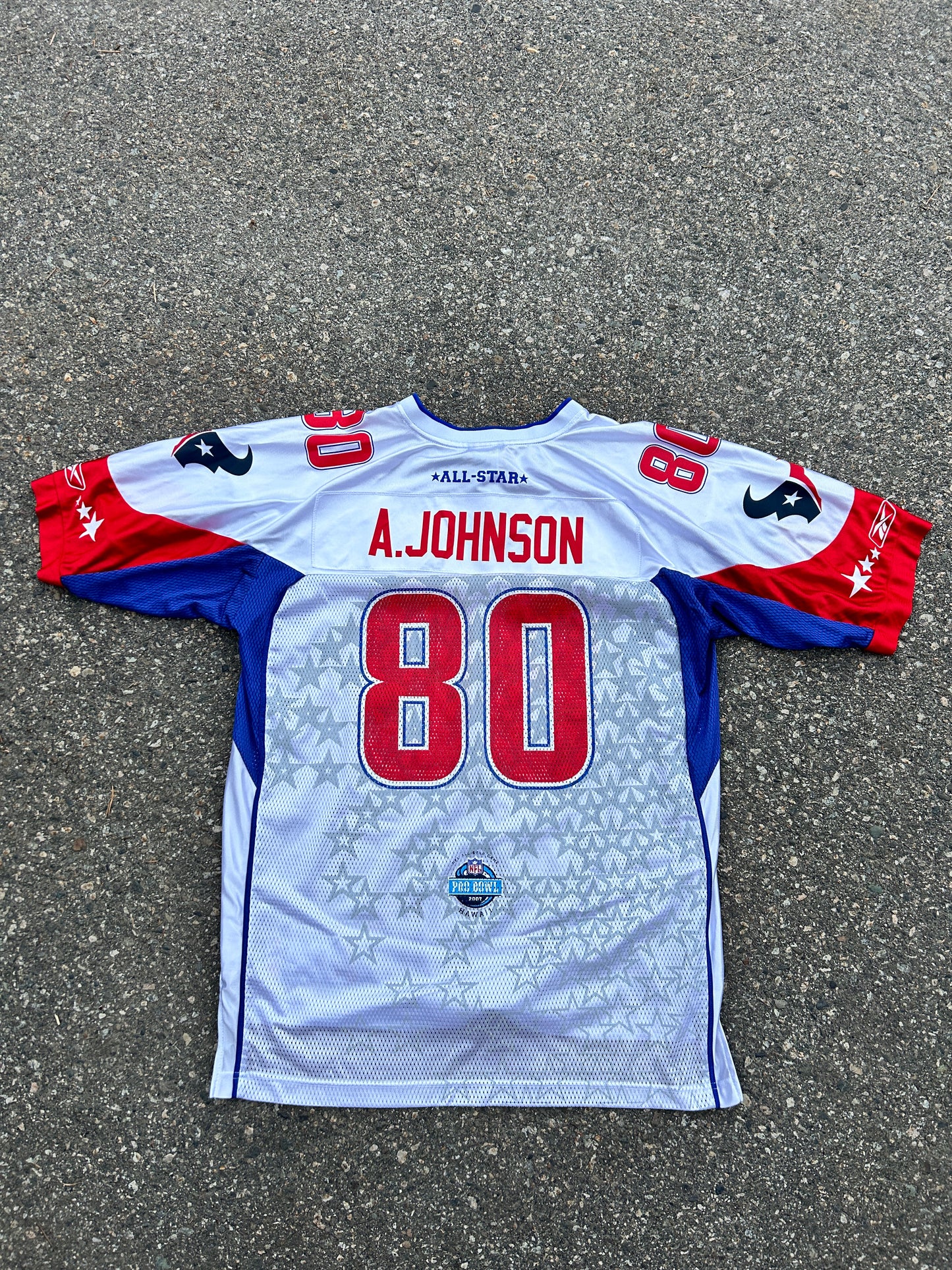 2007 Reebok Hawaii Pro Bowl Johnson Texans Jersey (L)