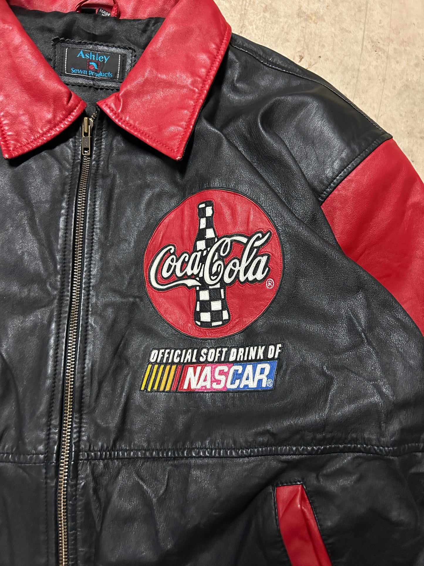 Vintage Coca Cola NASCAR Racing Jacket (XL)