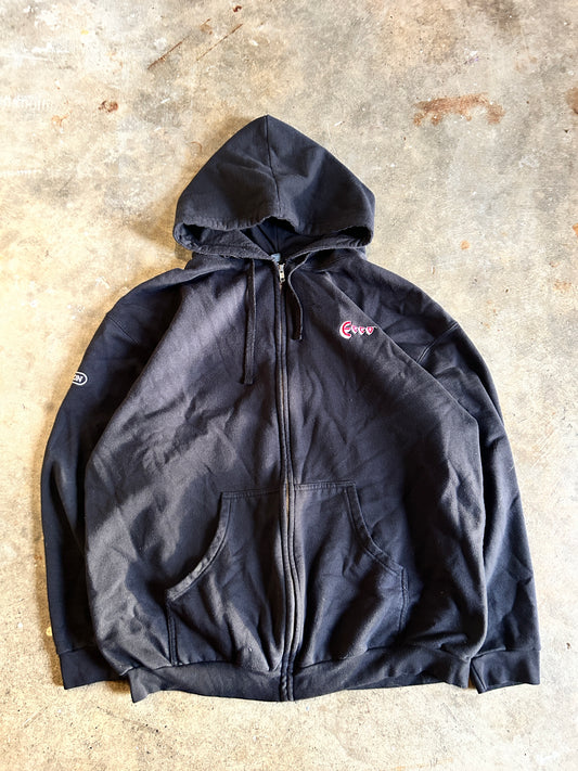 Black Ecco Zip Hoodie (2XL)