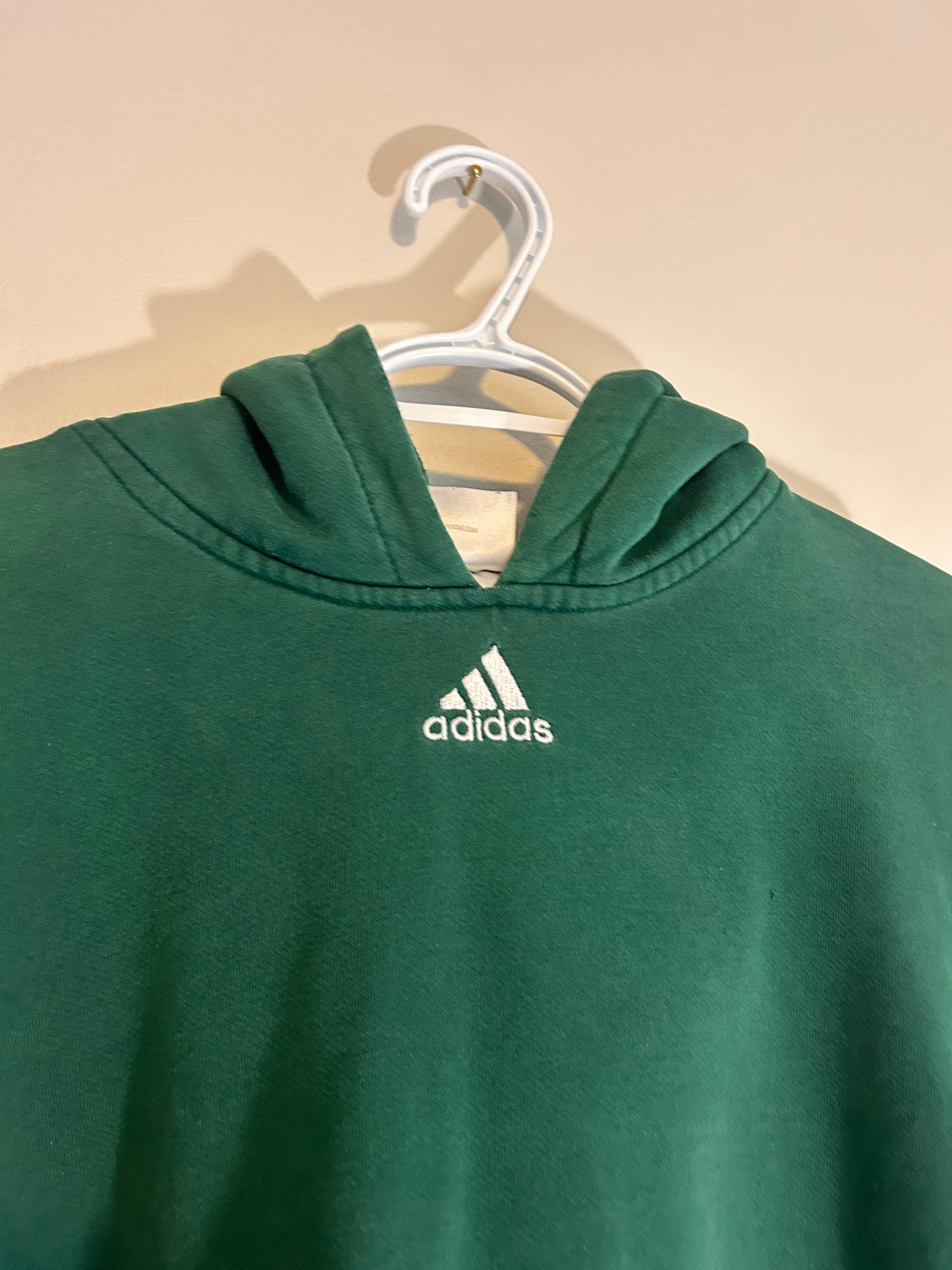 Y2K Adidas Center Logo Hoodie (L)