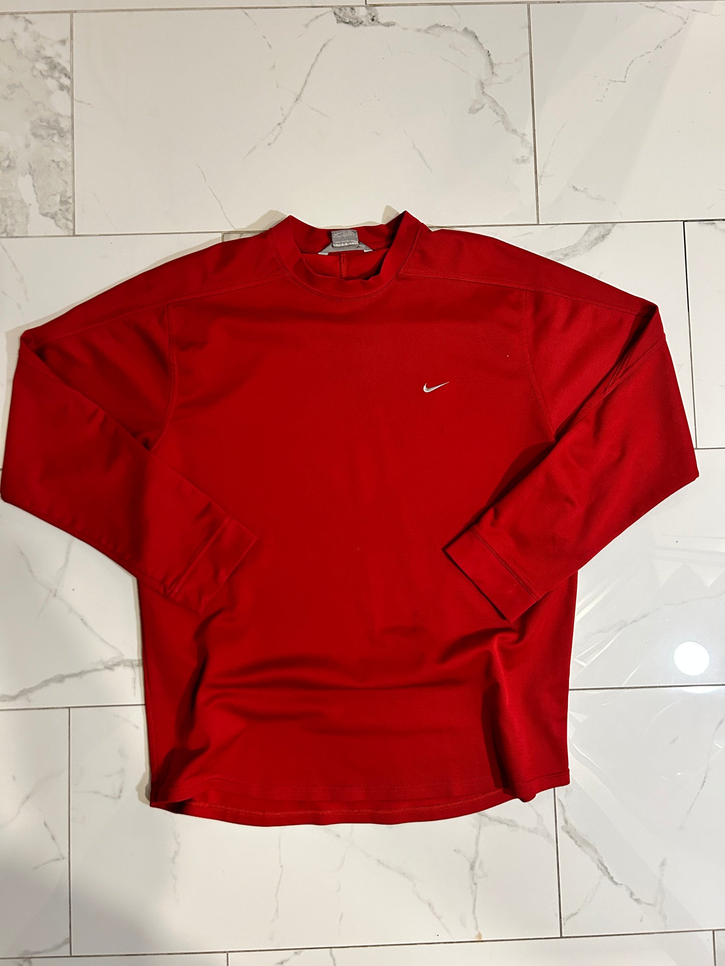 Vintage Silver Tag Nike Mesh LS Shirt (XL)