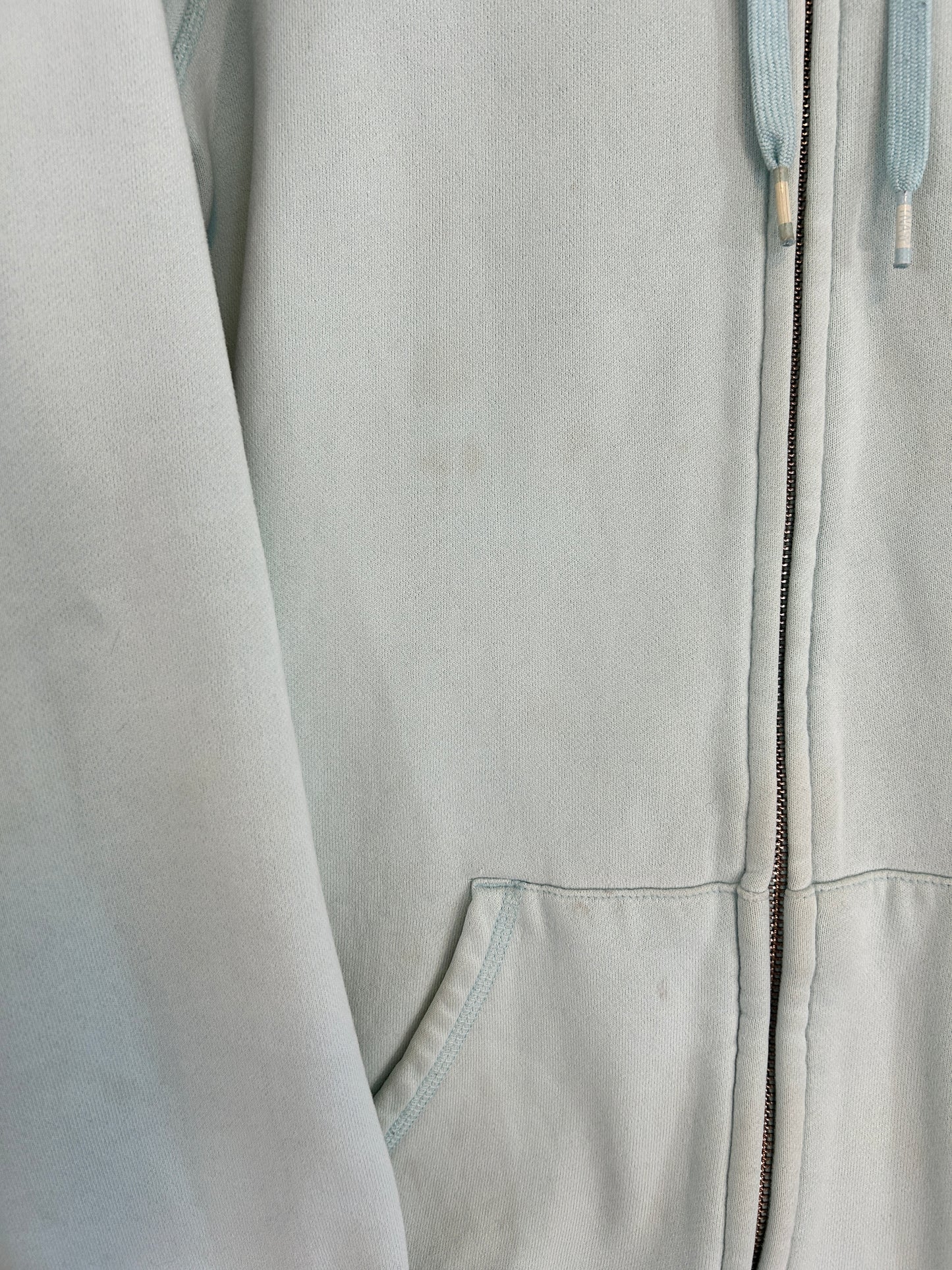 Light Blue TNA Zip Sweater (L)