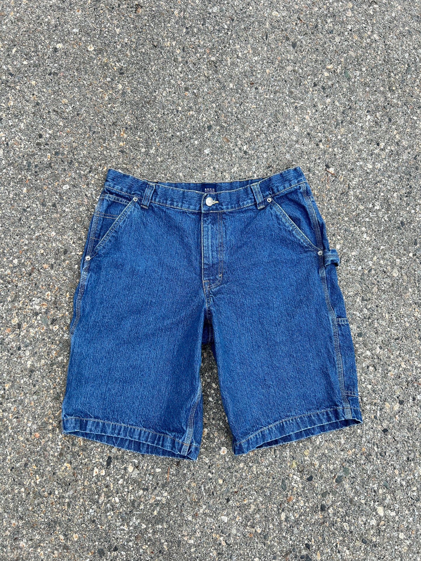 Basic Edition Blue Carpenter Jorts (36W)