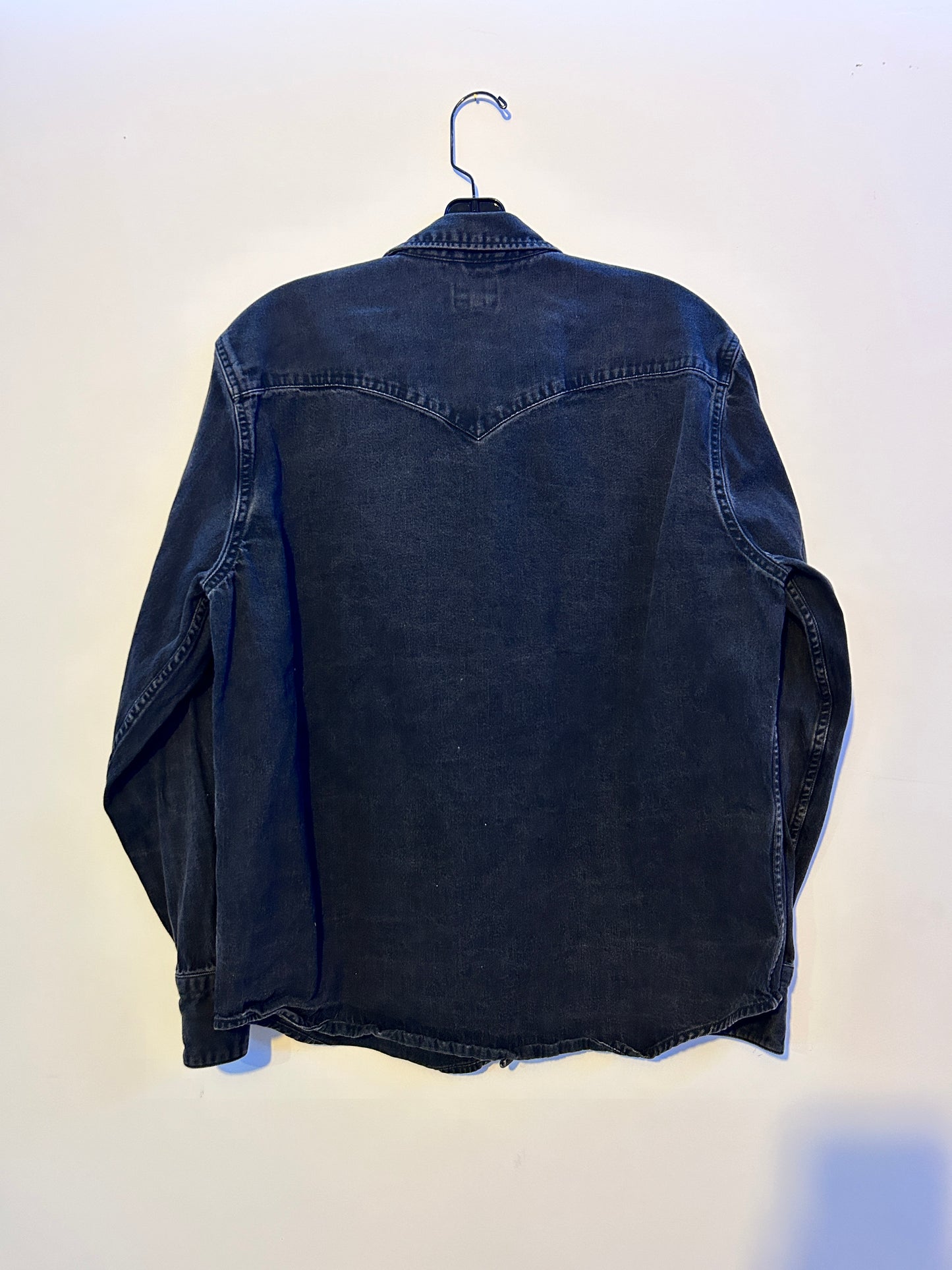 Faded Levi’s Snap Button Denim Shirt (XL)