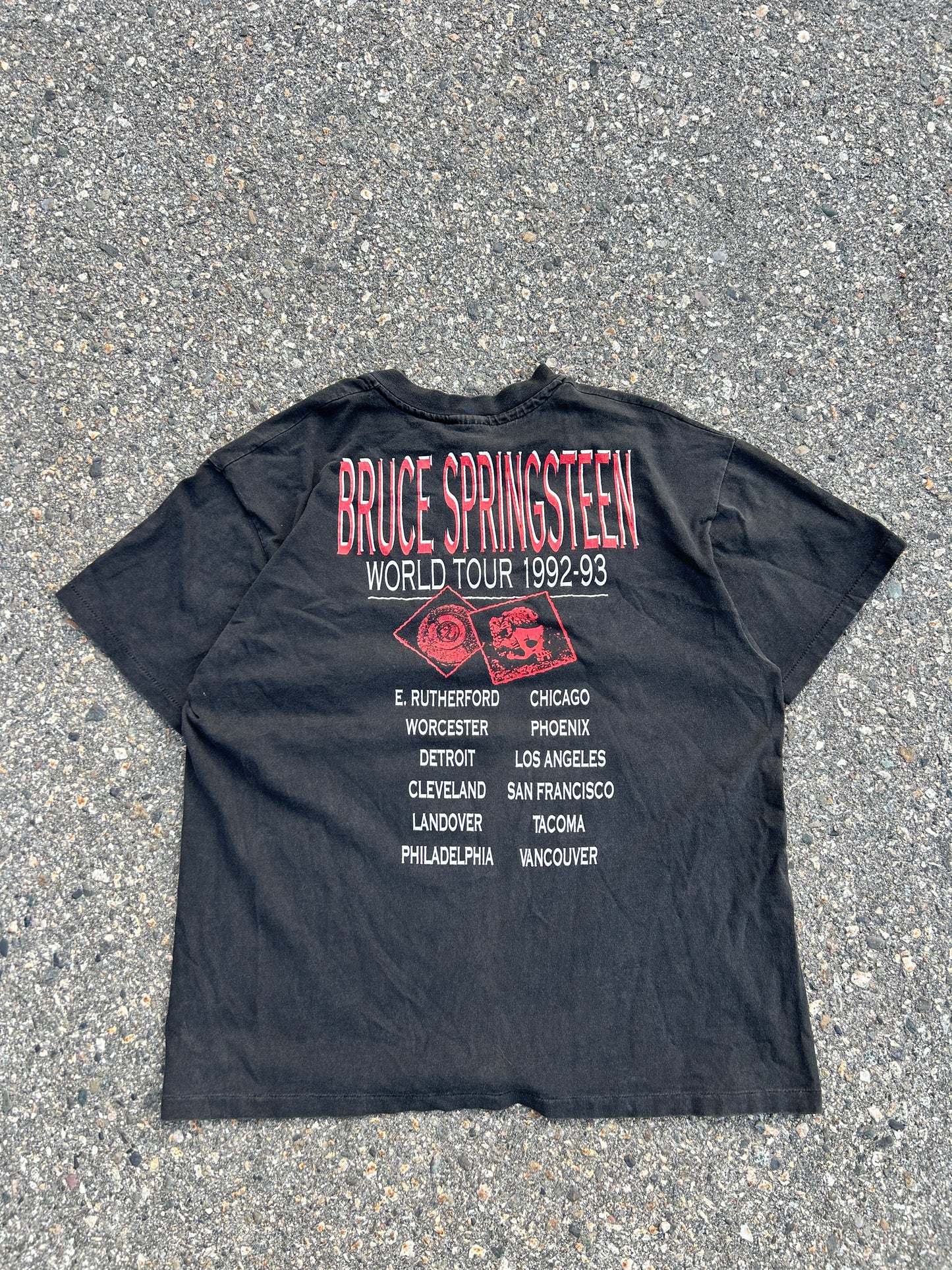 Vintage 1992 Single Stitch Bruce Springsteen World Tour Tee (XL)