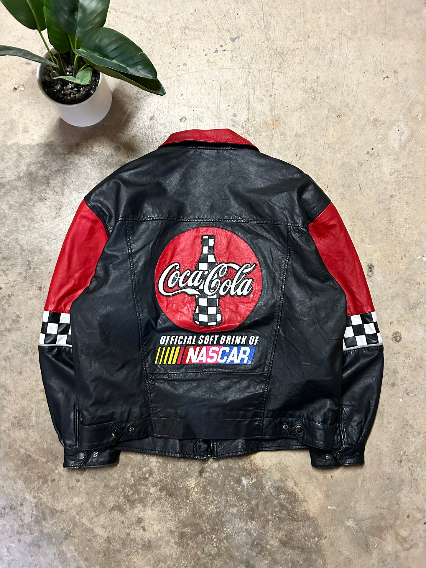 Vintage Coca Cola NASCAR Racing Jacket (XL)