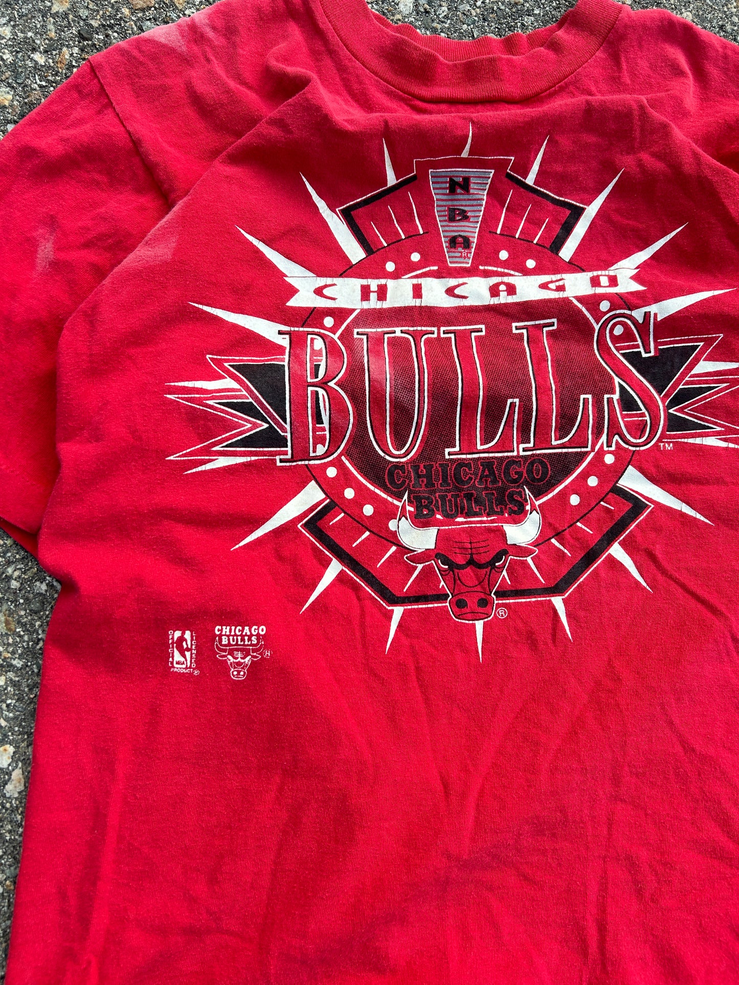 Vintage Single Stitch Chicago Bulls Logo 7 Tee (M)