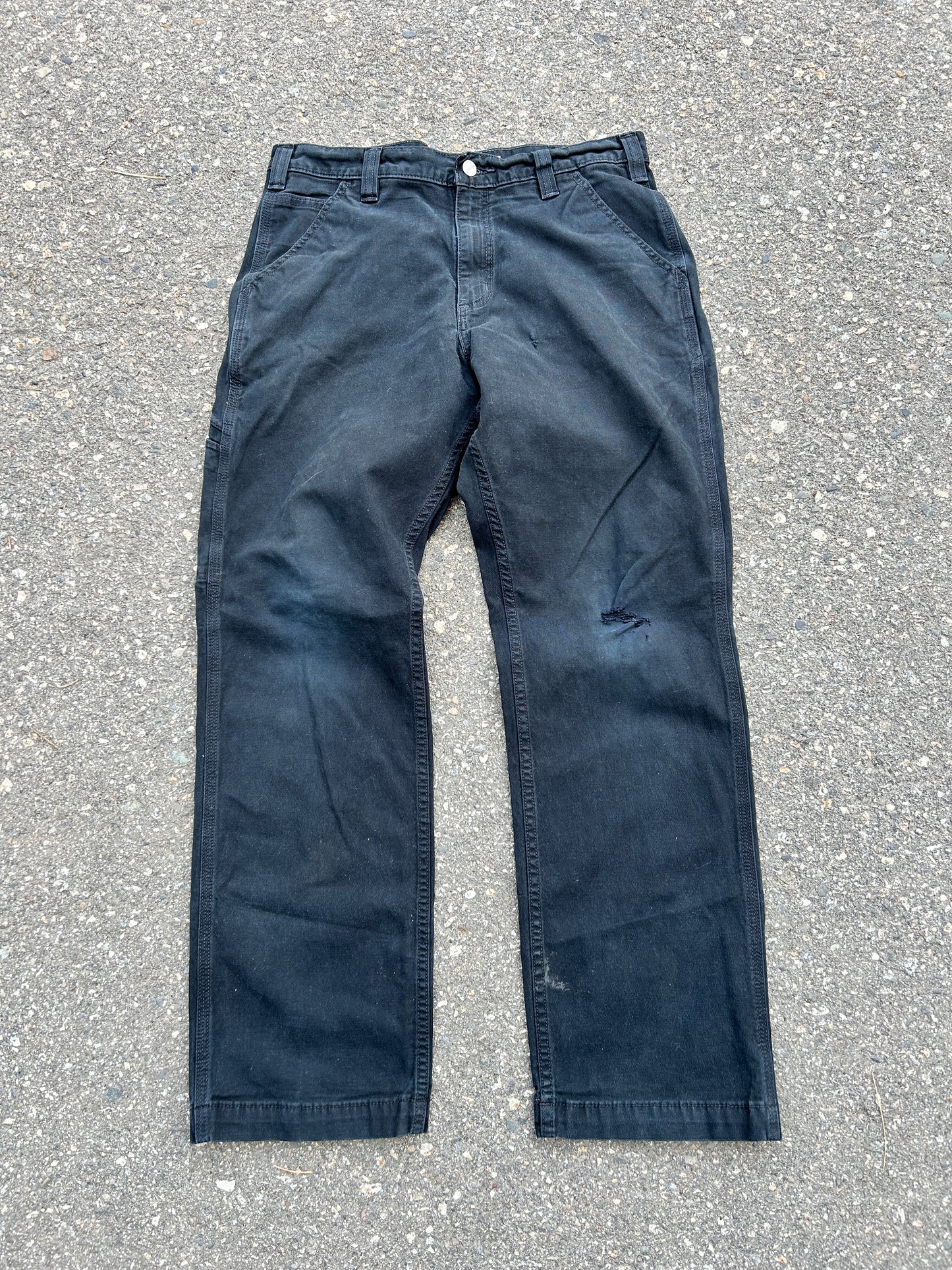 Faded Black Carhartt Pants (34x32)