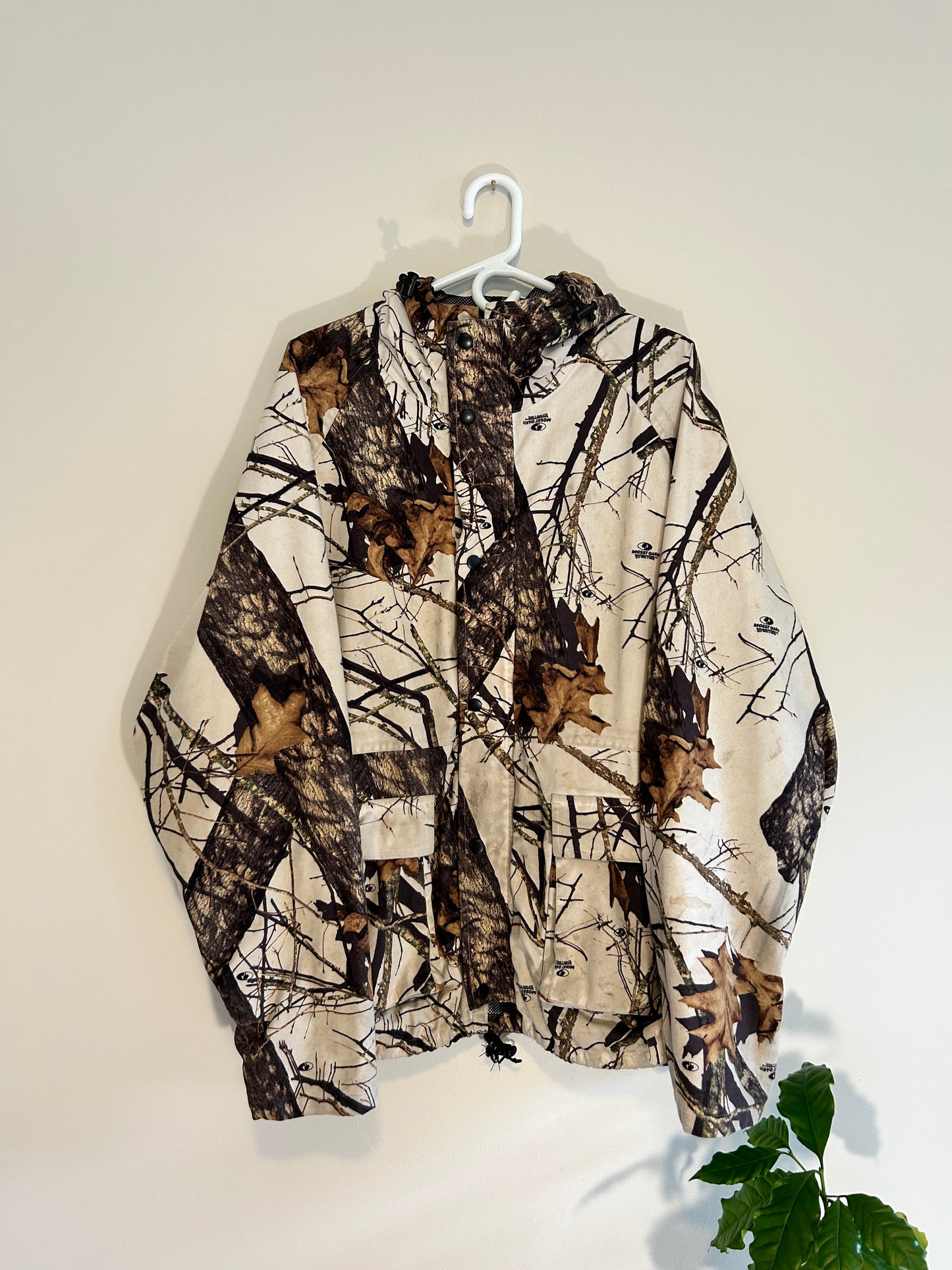 White Camo Wildfowler Outfitter Mesh Lined Jacket (2XL)