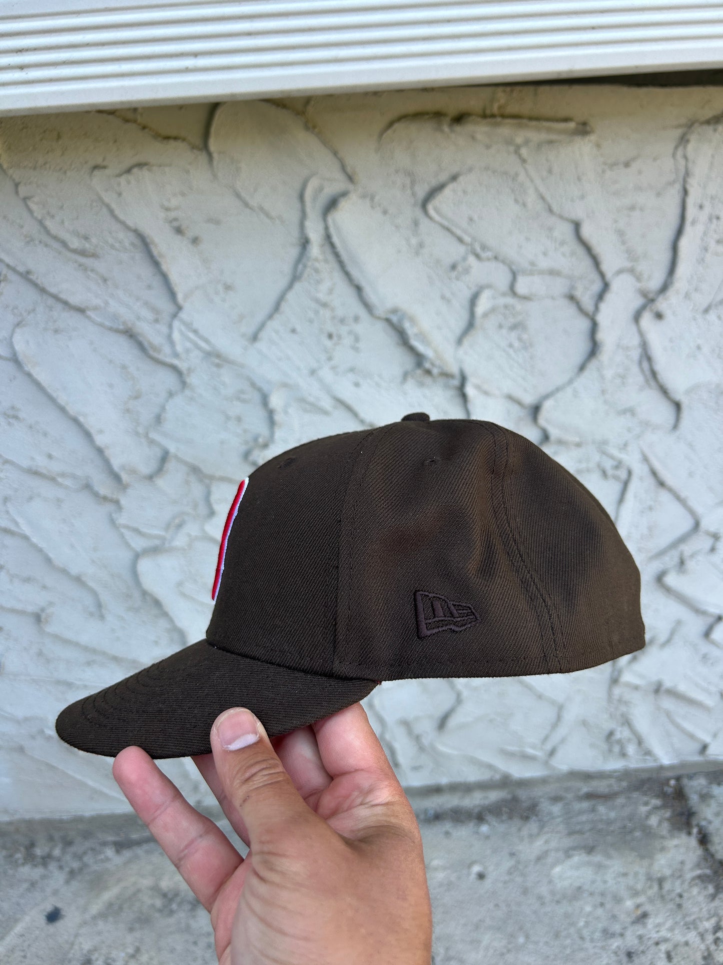 Brown Red Sox Fitted Hat (7 1/4)
