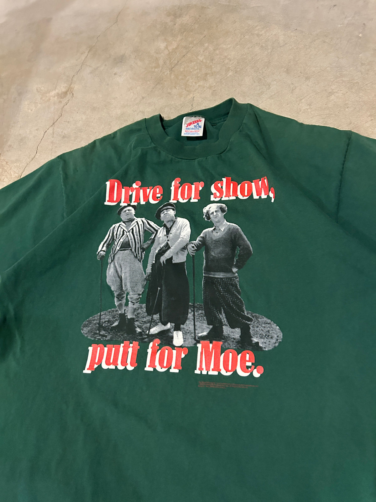 Vintage 1985 Three Stooges Golf Tee (XL)