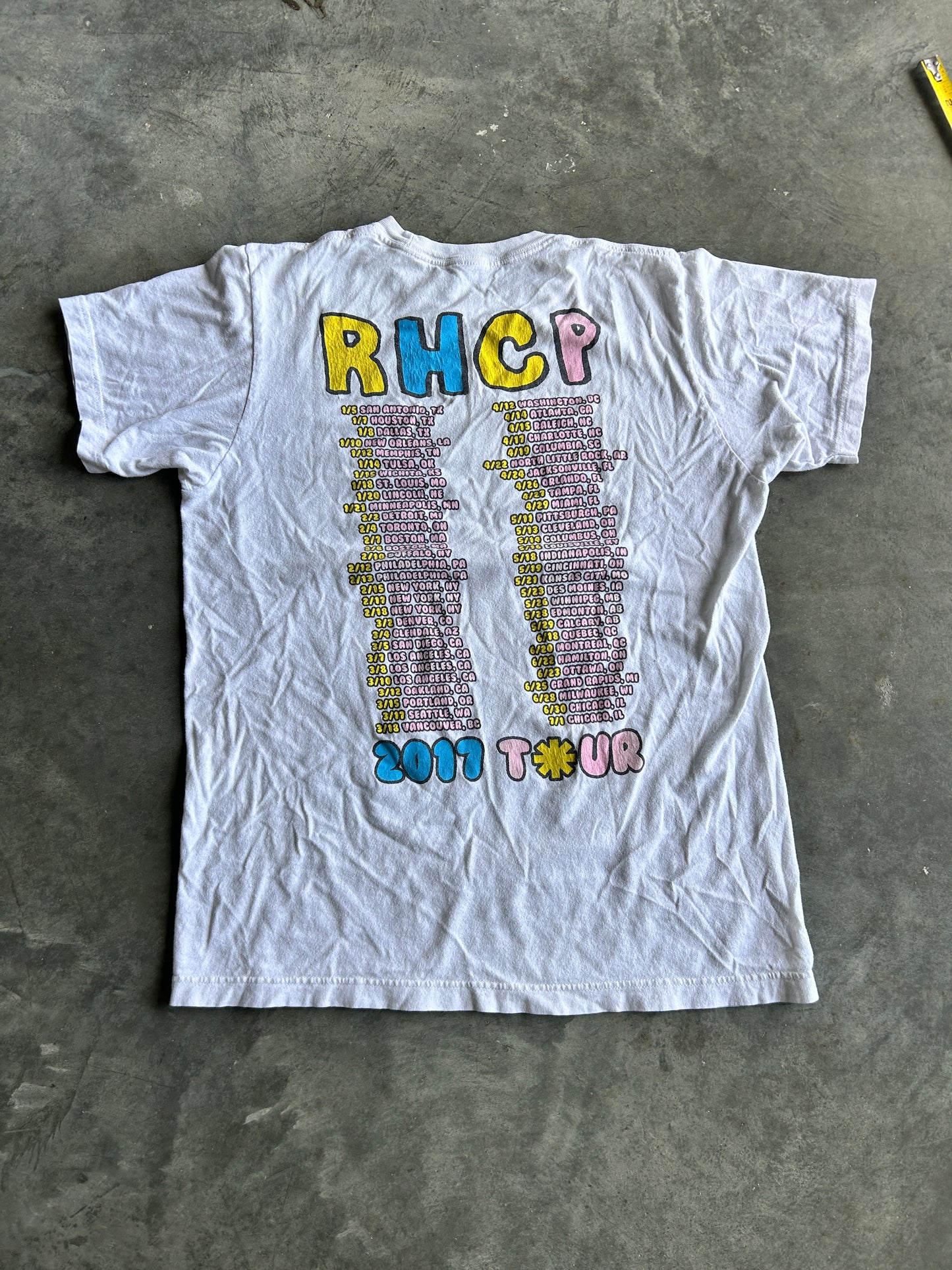 2017 Red Hot Chili Peppers Tour Tee (M)