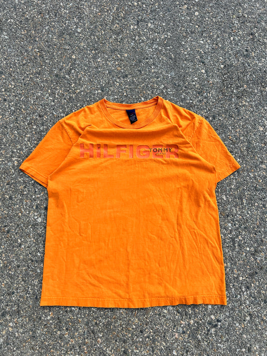 Vintage Orange Tommy Jeans Tee (M)