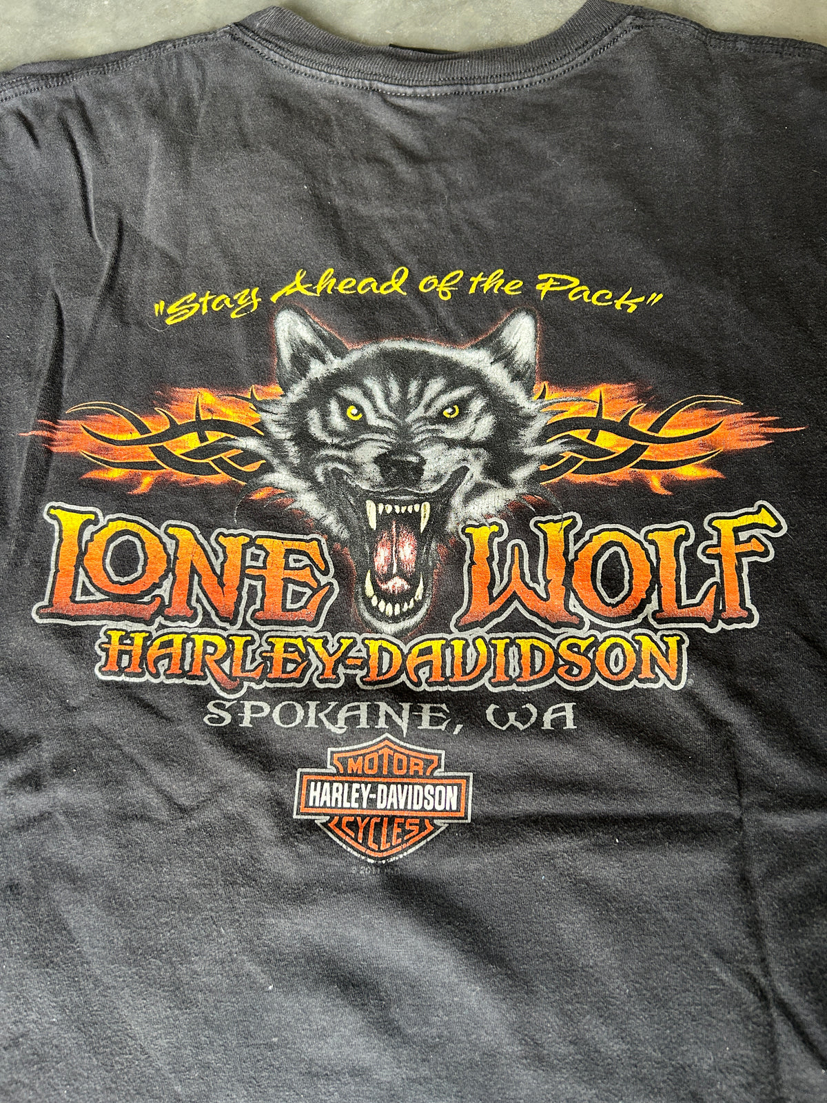 Vintage Harley Lone Wolf Tee (XL)