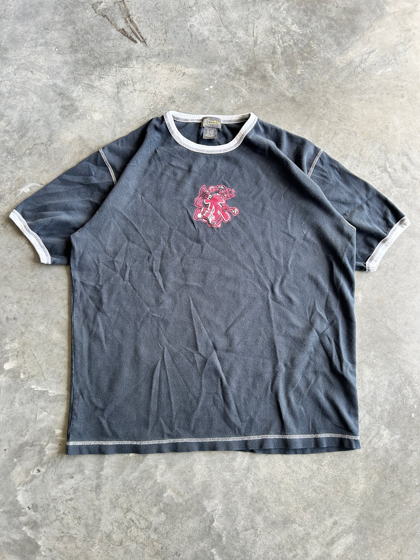 Y2K R2 Knit Ringer Tee (XL)