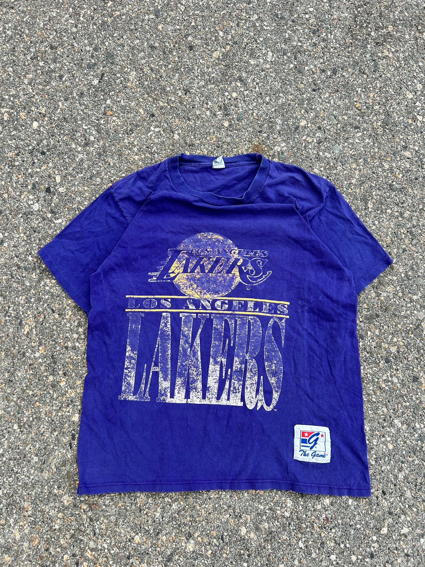 Vintage Single Stitch Lakers Tee (L)