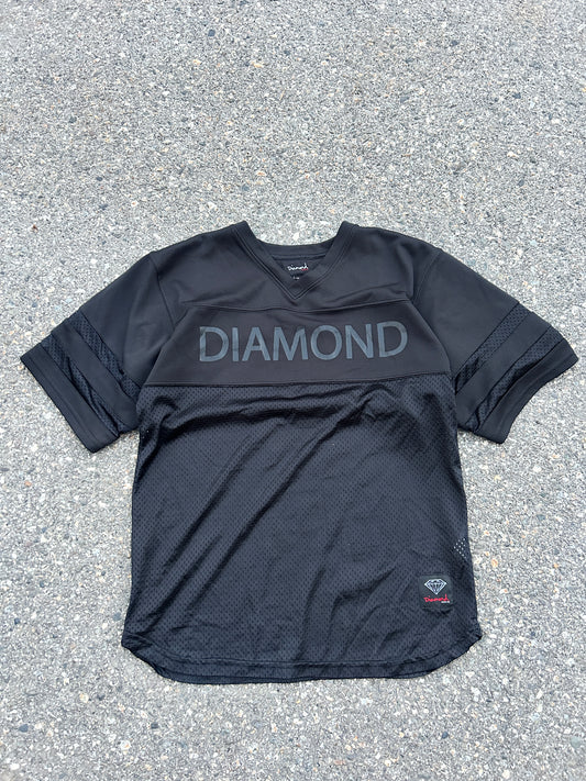 Y2K Black Mesh Diamond Supply Co Jersey (M)