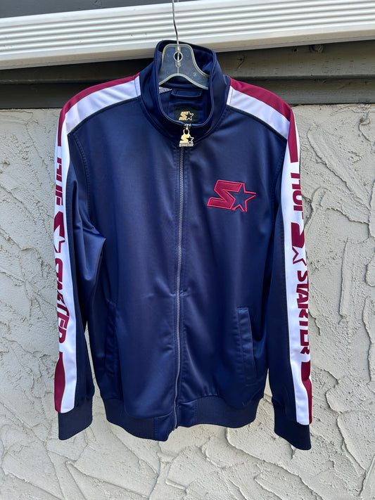 Huf Starter Navy Track Zip Jacket (M)