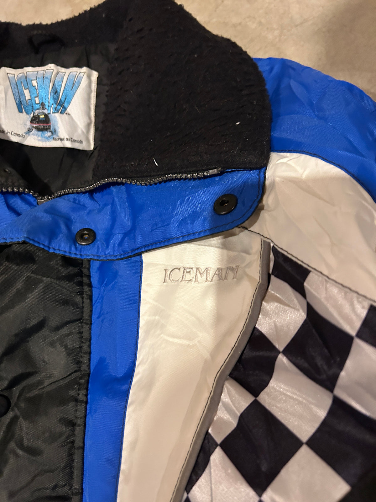 Vintage 80’s Iceman Snowmobile Jacket (L)