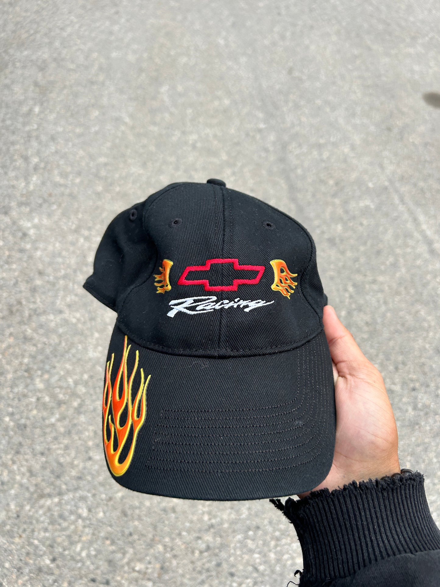 Vintage Chevy NASCAR Flame Hat