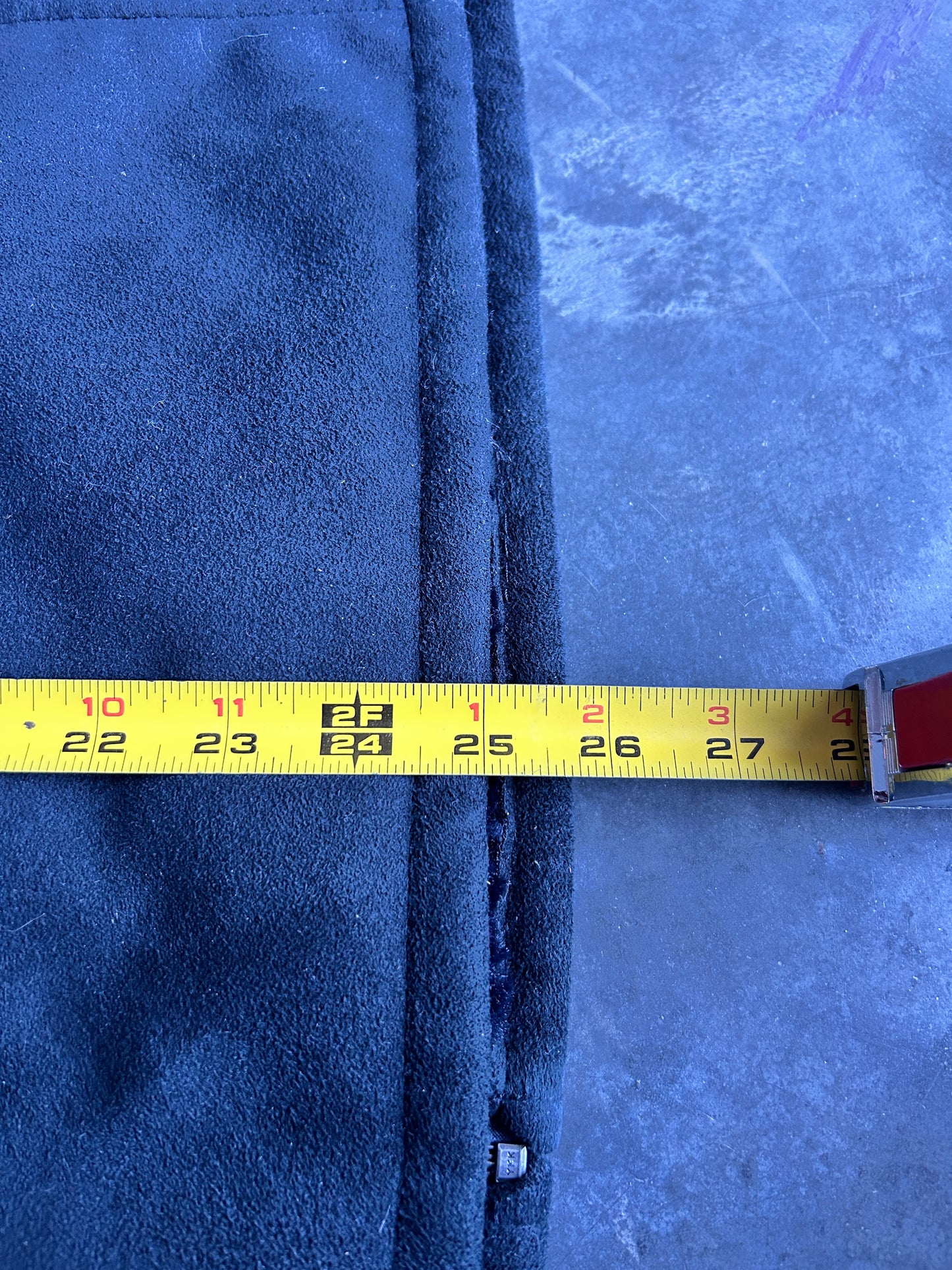 Y2K Suede Fur Lined Harley Zip Hoodie (XL)