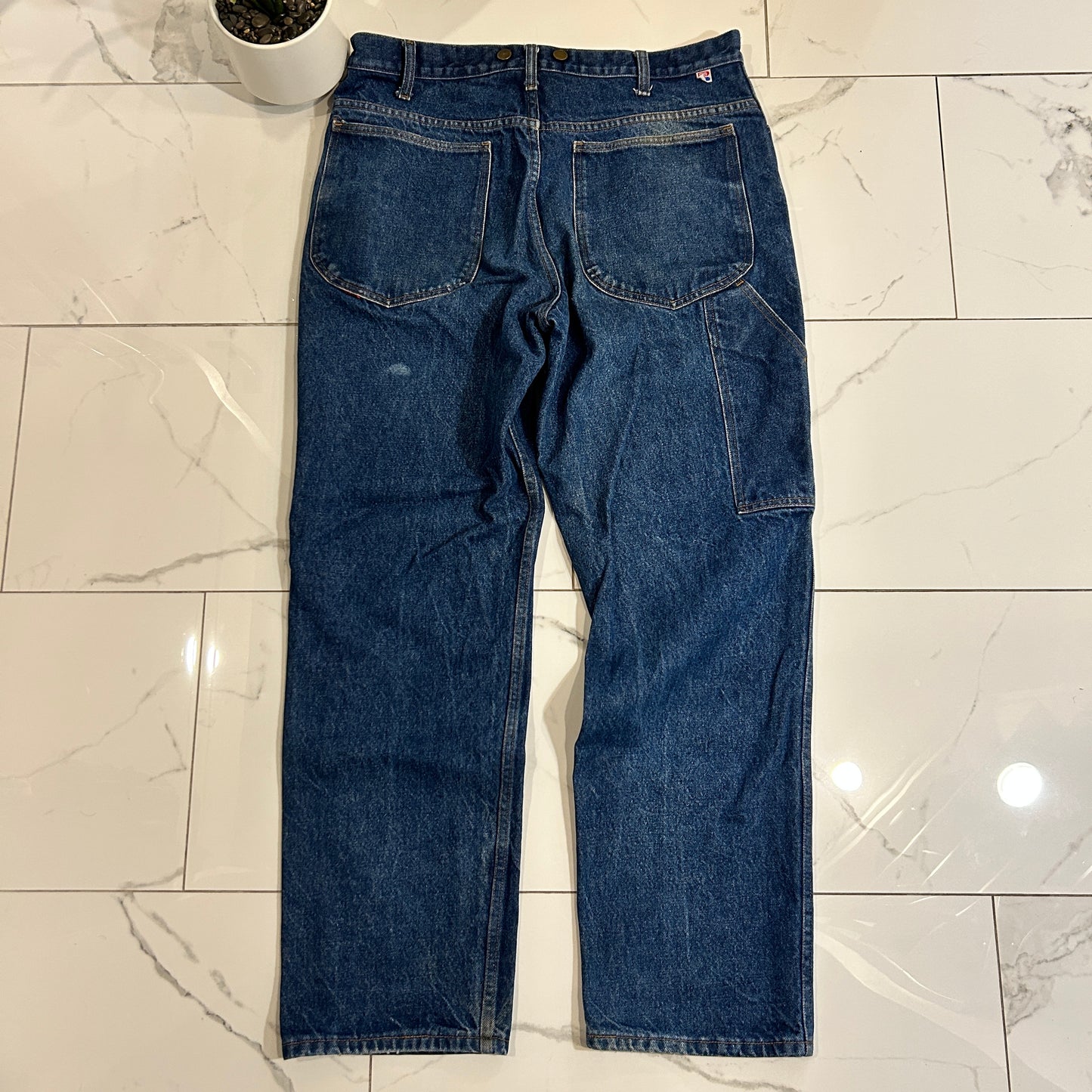 Dark Wash Big B Carpenter Jeans (38x32)