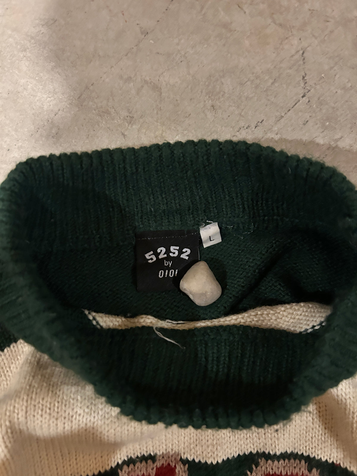 OI OI Striped Knit Sweater (M)