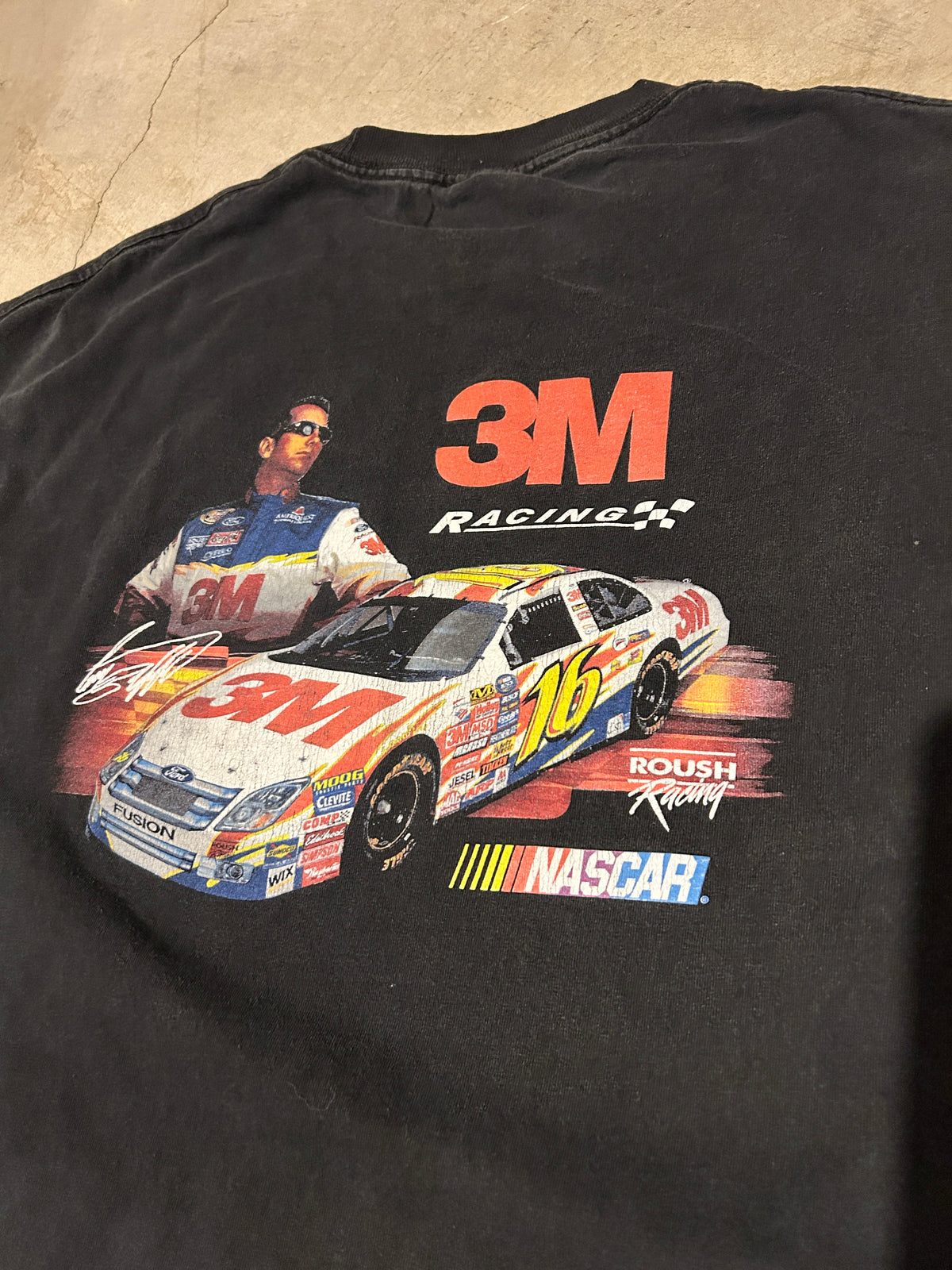 Vintage Boxy Cropped 3M Racing Tee (XL)